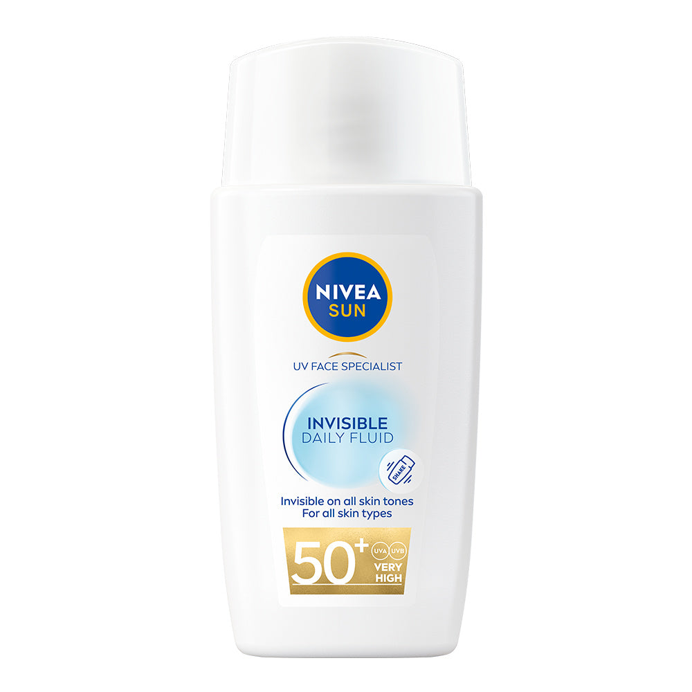 NIVEA SUN Fluide Quotidien Invisible Visage UV 40 ml SK50+ -aurinkosuojavoide