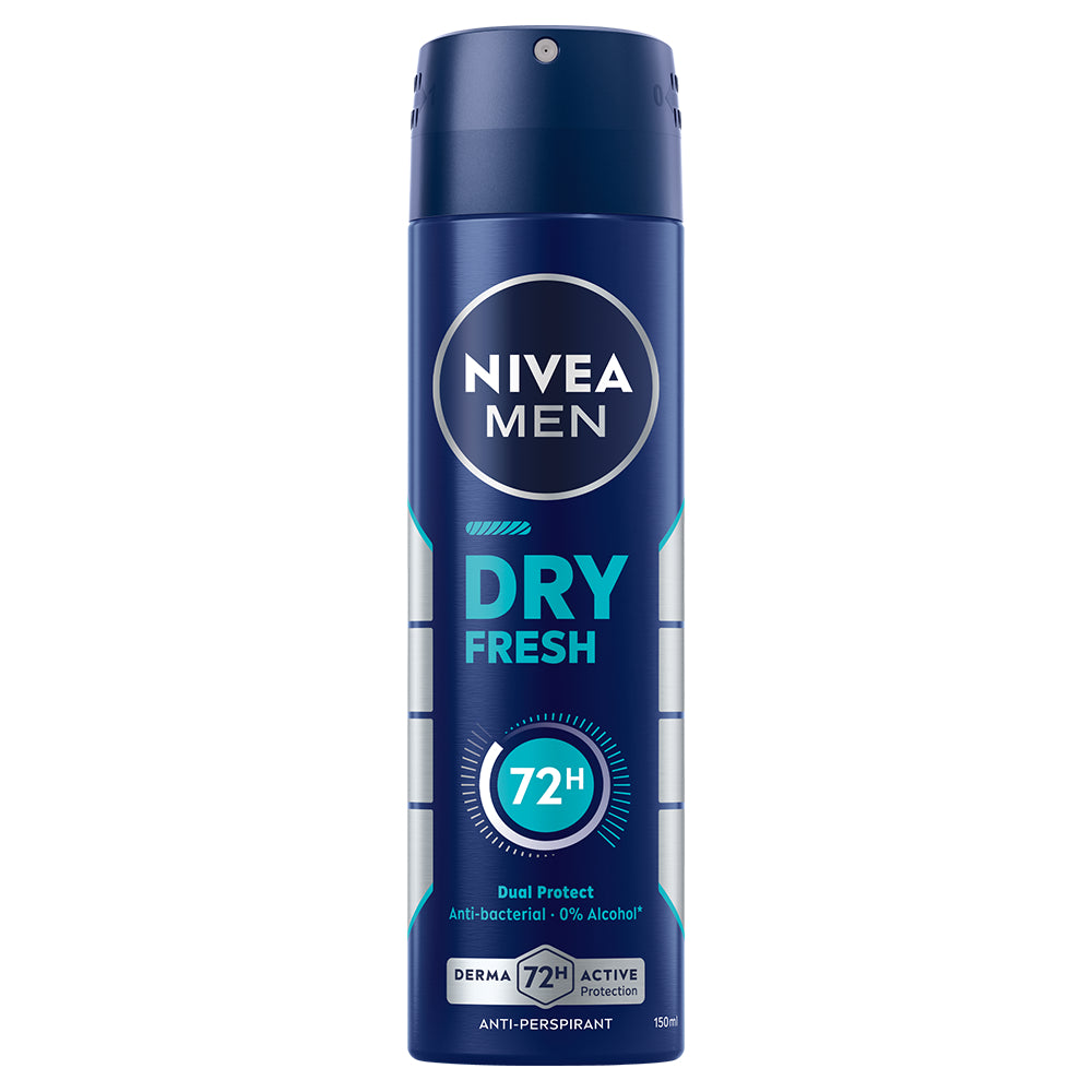 NIVEA MEN 150ml Dry Fresh Deo Spray -antiperspirantti