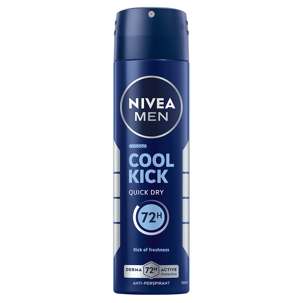 NIVEA MEN 150ml Cool Kick Deo Spray -antiperspirantti