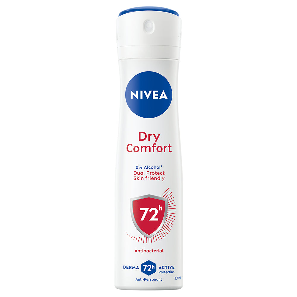 NIVEA 150ml Dry Comfort Deo Spray -antiperspirantti