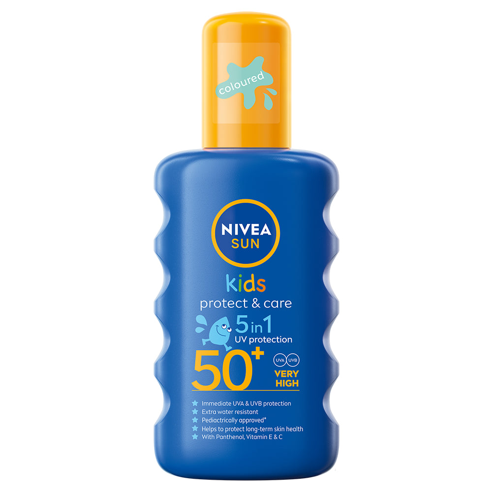 NIVEA SUN 200ml Kids Protect &amp; Care Spray Solaire 5en1 SK50+ -aurinkosuojasuihke