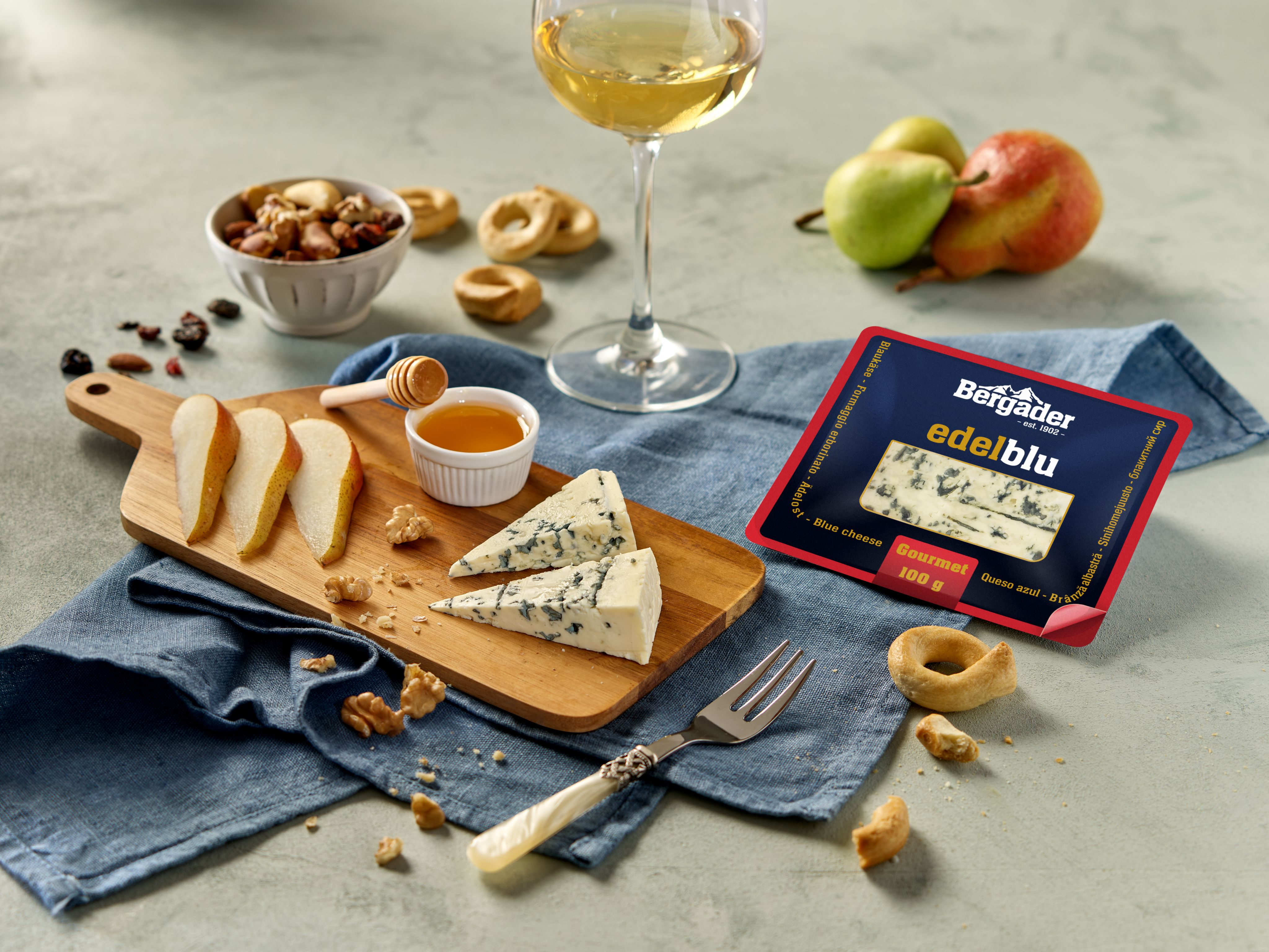 BE edelbluGourmet100g  mieto herkullinen sinihomejuusto