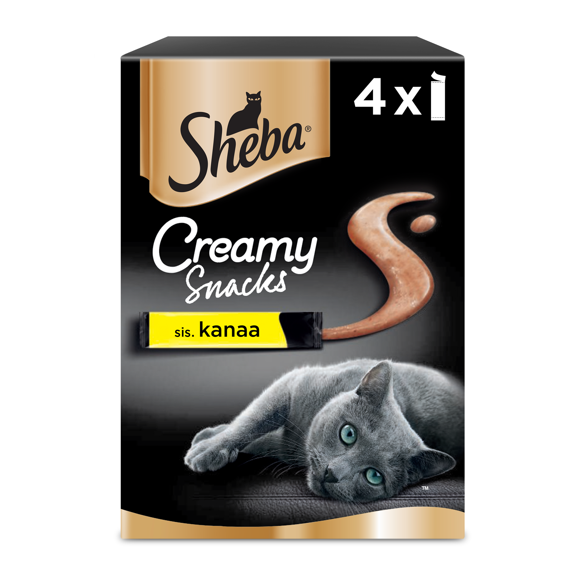 Sheba Creamy Snacks Kanaa 4x12g