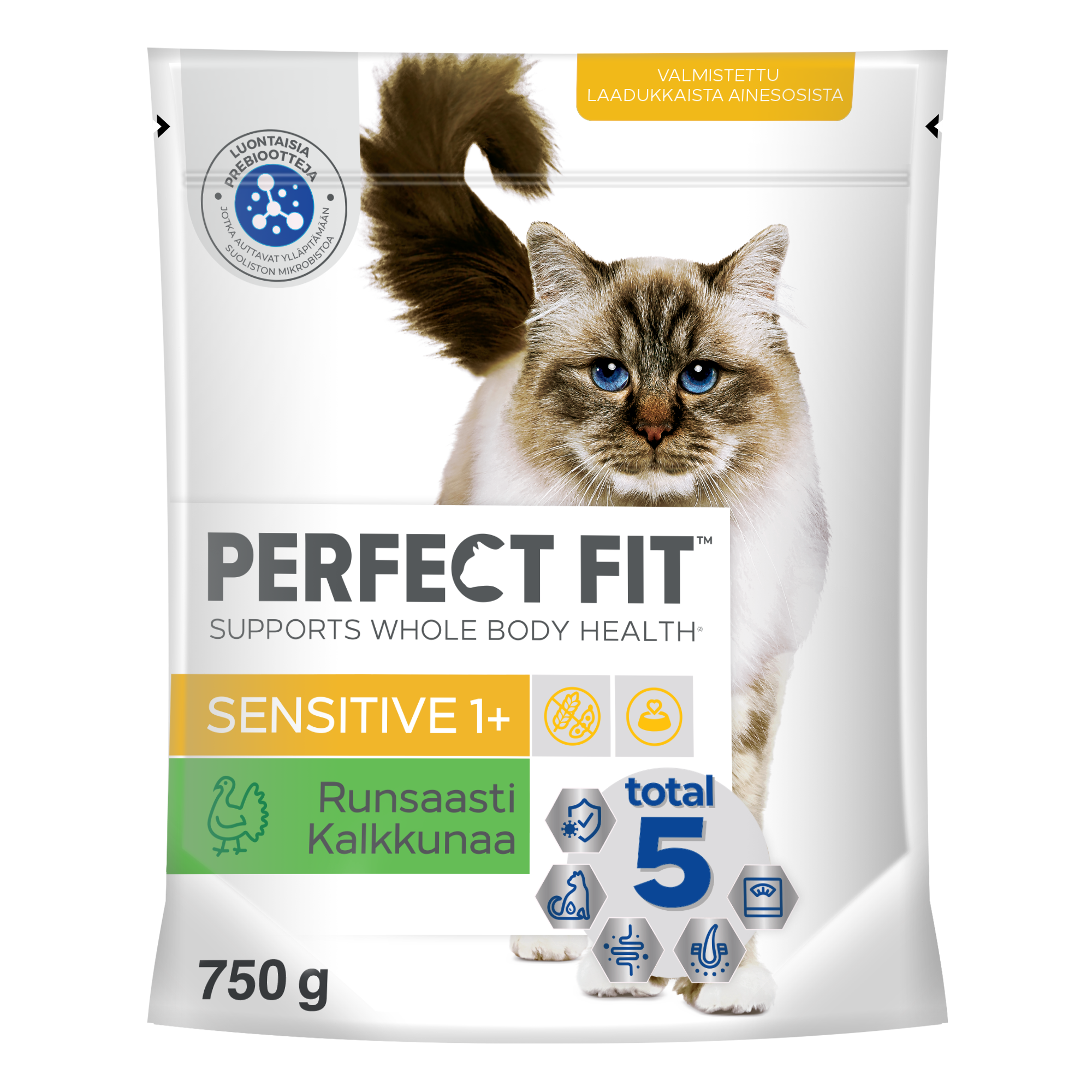 Perfect Fit Sensitive 1+ Kalkkunaa 750g