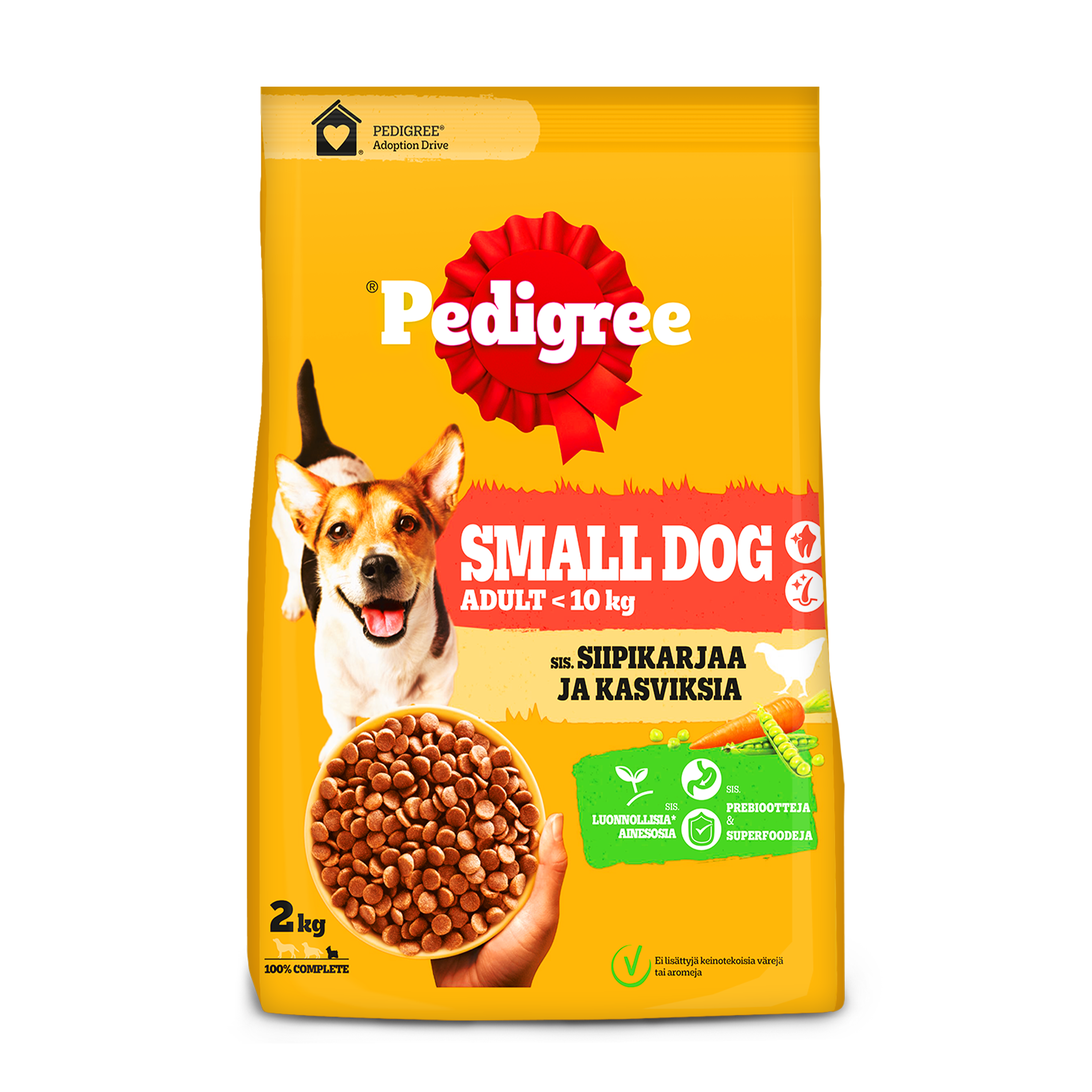 Pedigree Mini Siipikarjaa ja kasviksia koiran kuivaruoka 2kg