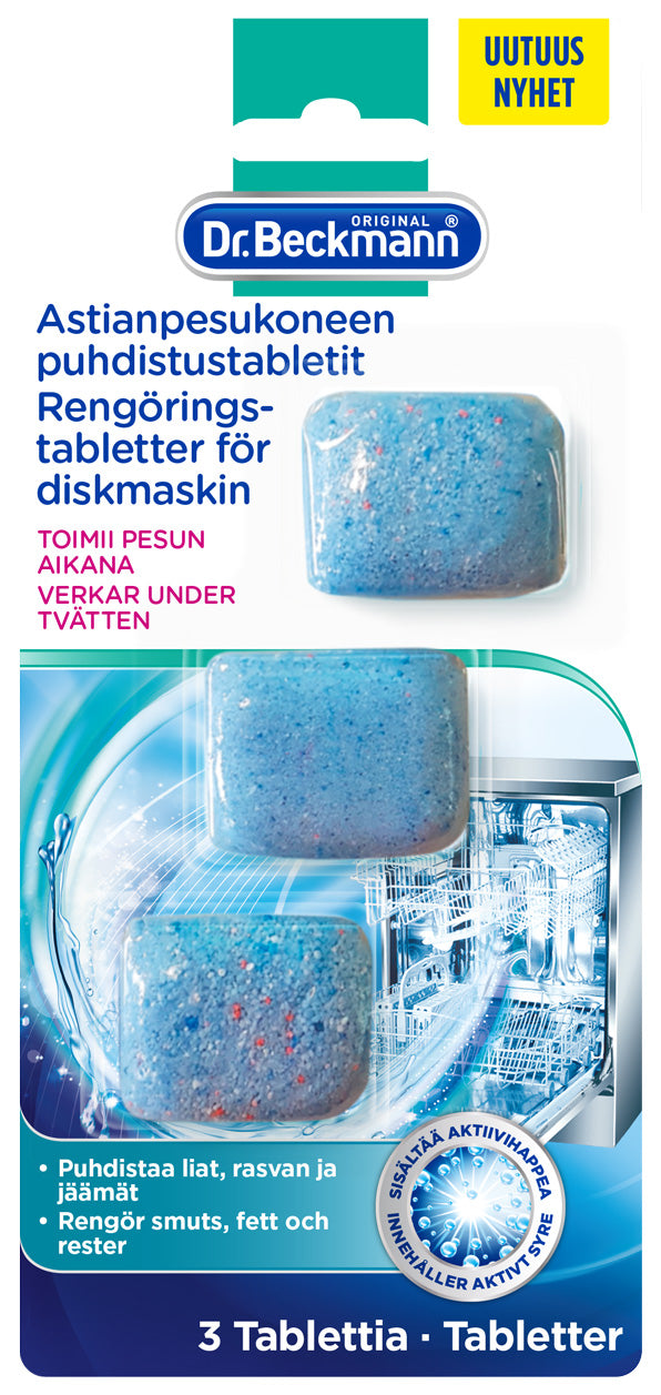 Dr Beckm 3x20g astianpesukoneen puhdtabl