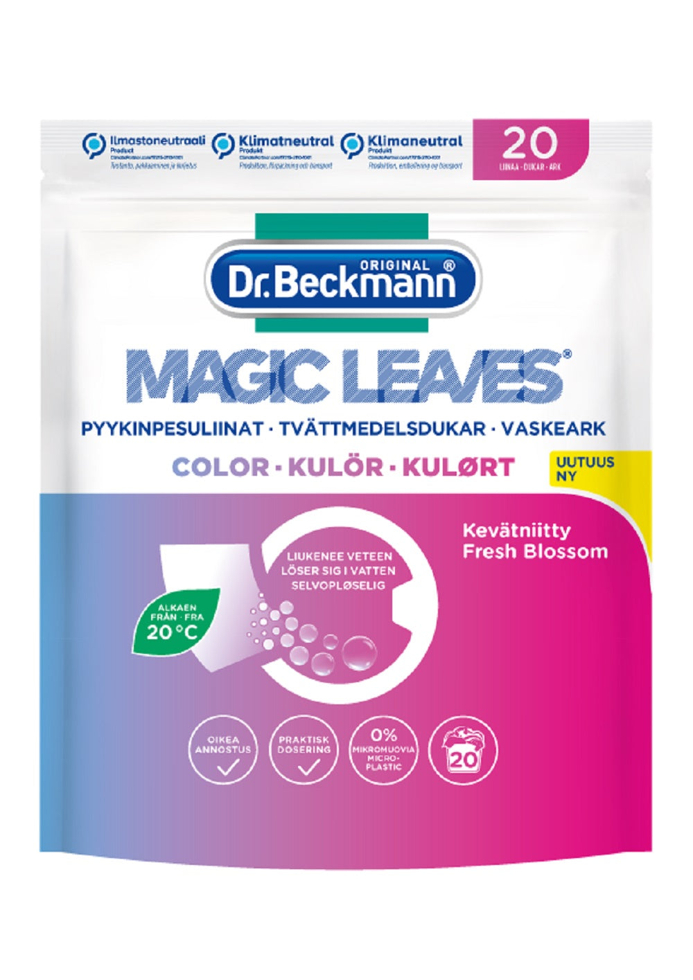 Dr Beckmann pyykinpesuliina 20kpl Color