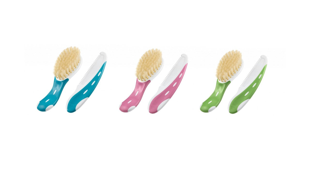 NUK Hiusharja ja kampa setti