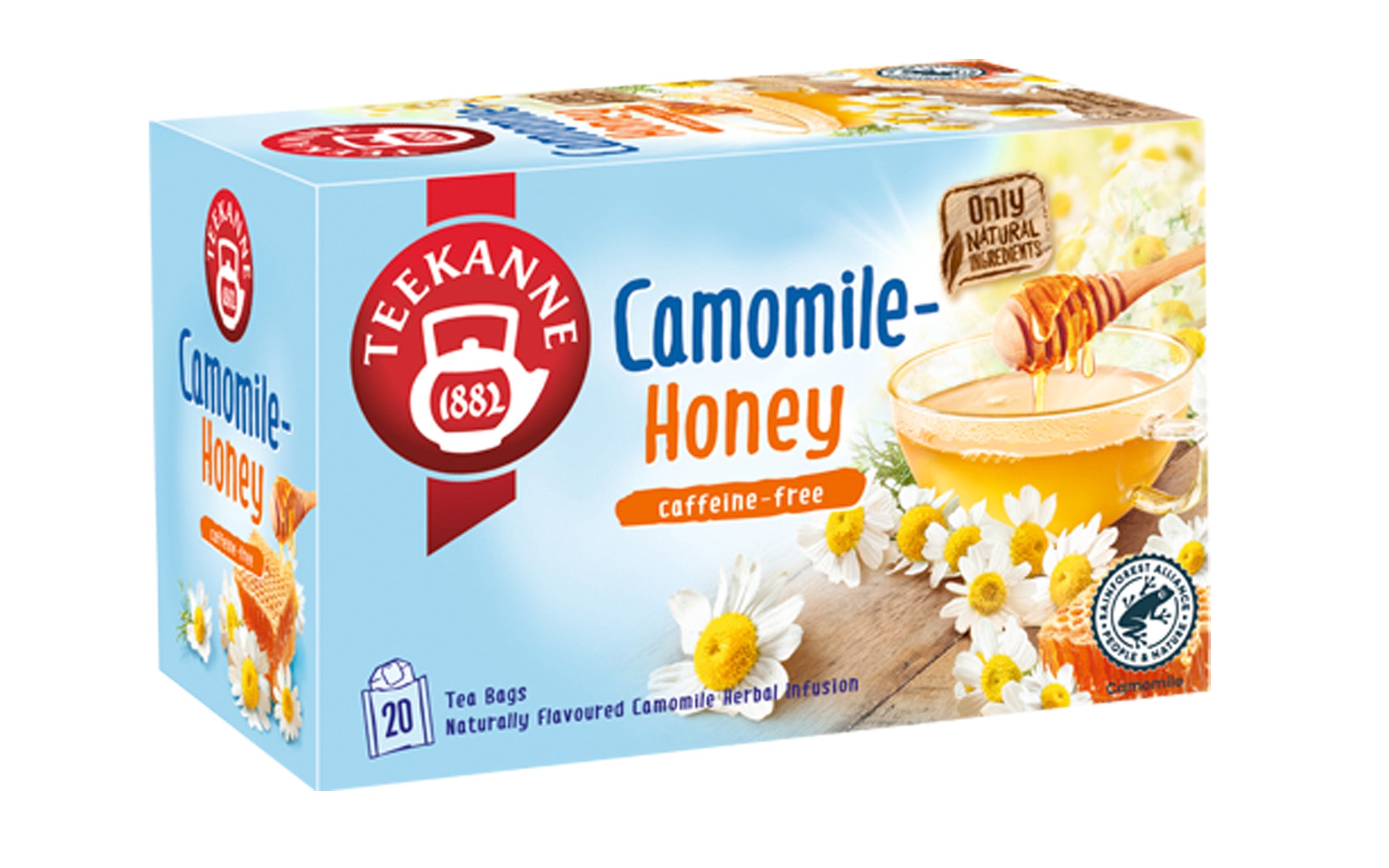 Teekanne kamomilla-hunaja yrttihauduke, teepussi 20x1,5g