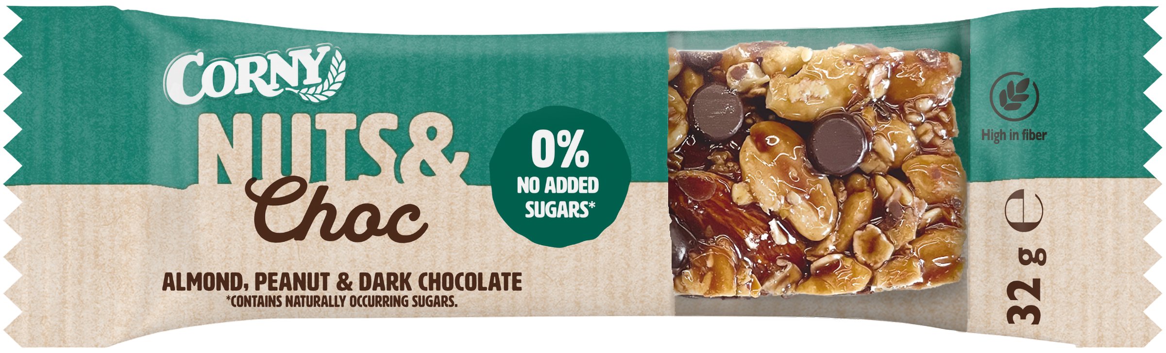 Corny Nuts&Choc Almond pähkinäpatukka 32g