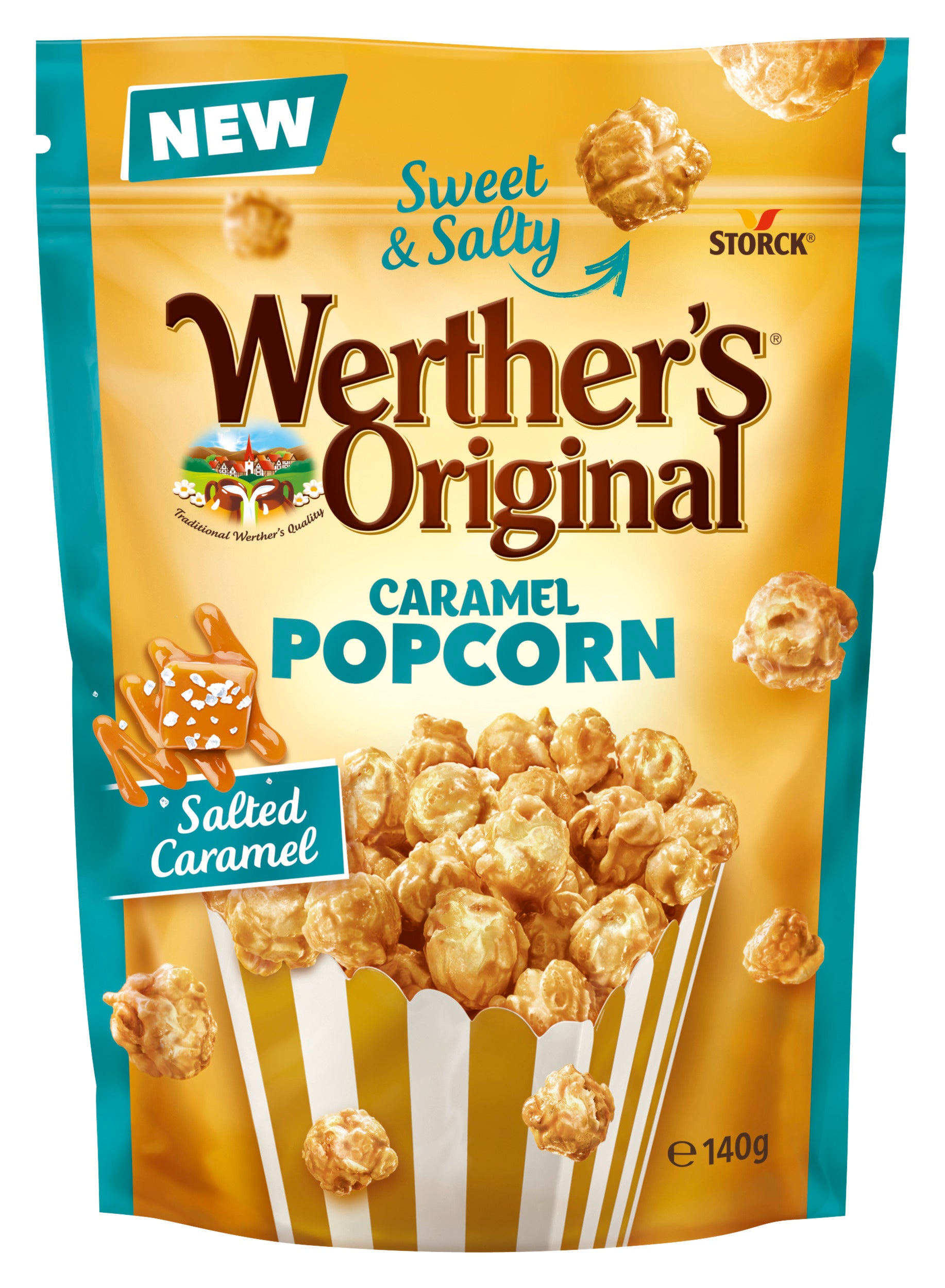 Werther´s Original Salted Caramel Popcorn 140g