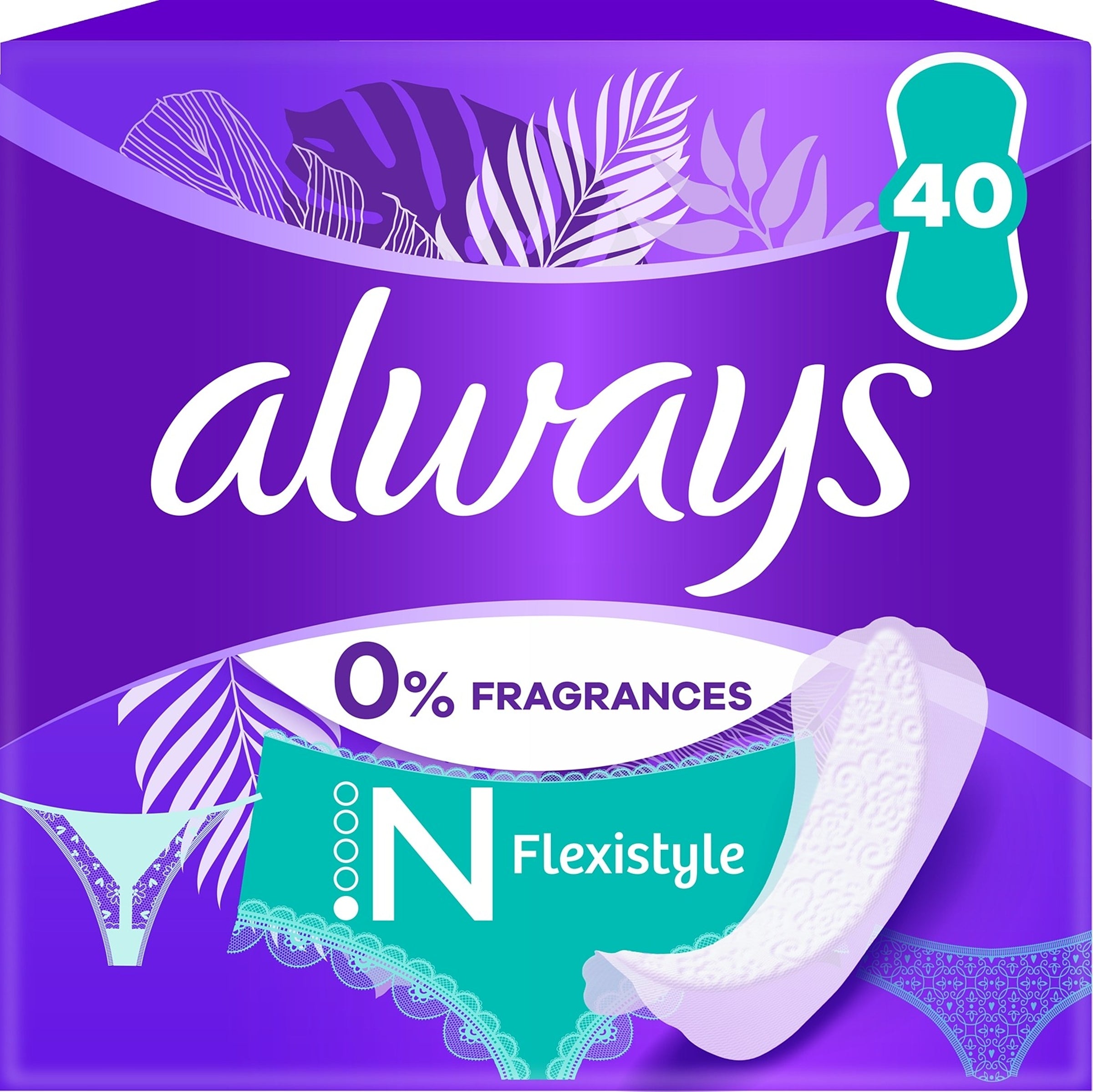 Always 40kpl Flexistyle Slim pikkuhousunsuoja