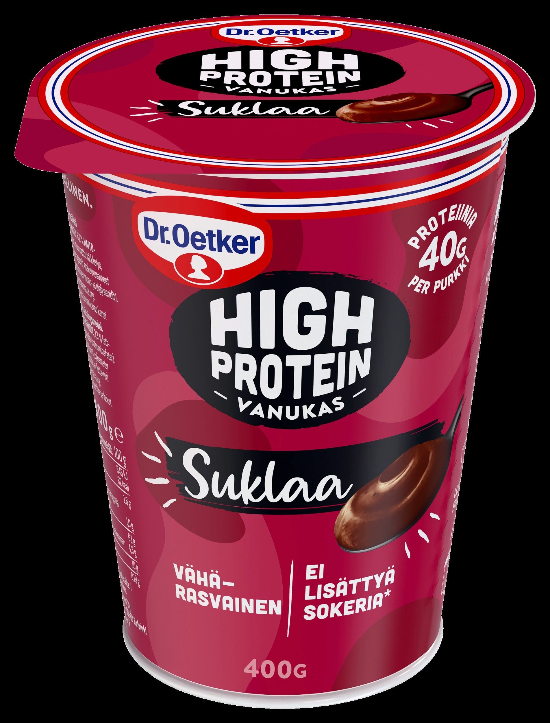 Dr. Oetker High Protein vanukas suklaa 400 g