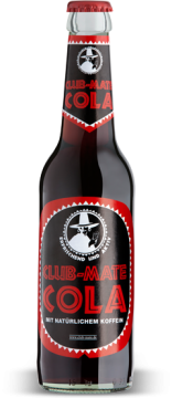 Club-Mate Cola 0,33l virvoitusjuoma, sisältää luonnollista kofeiinia
