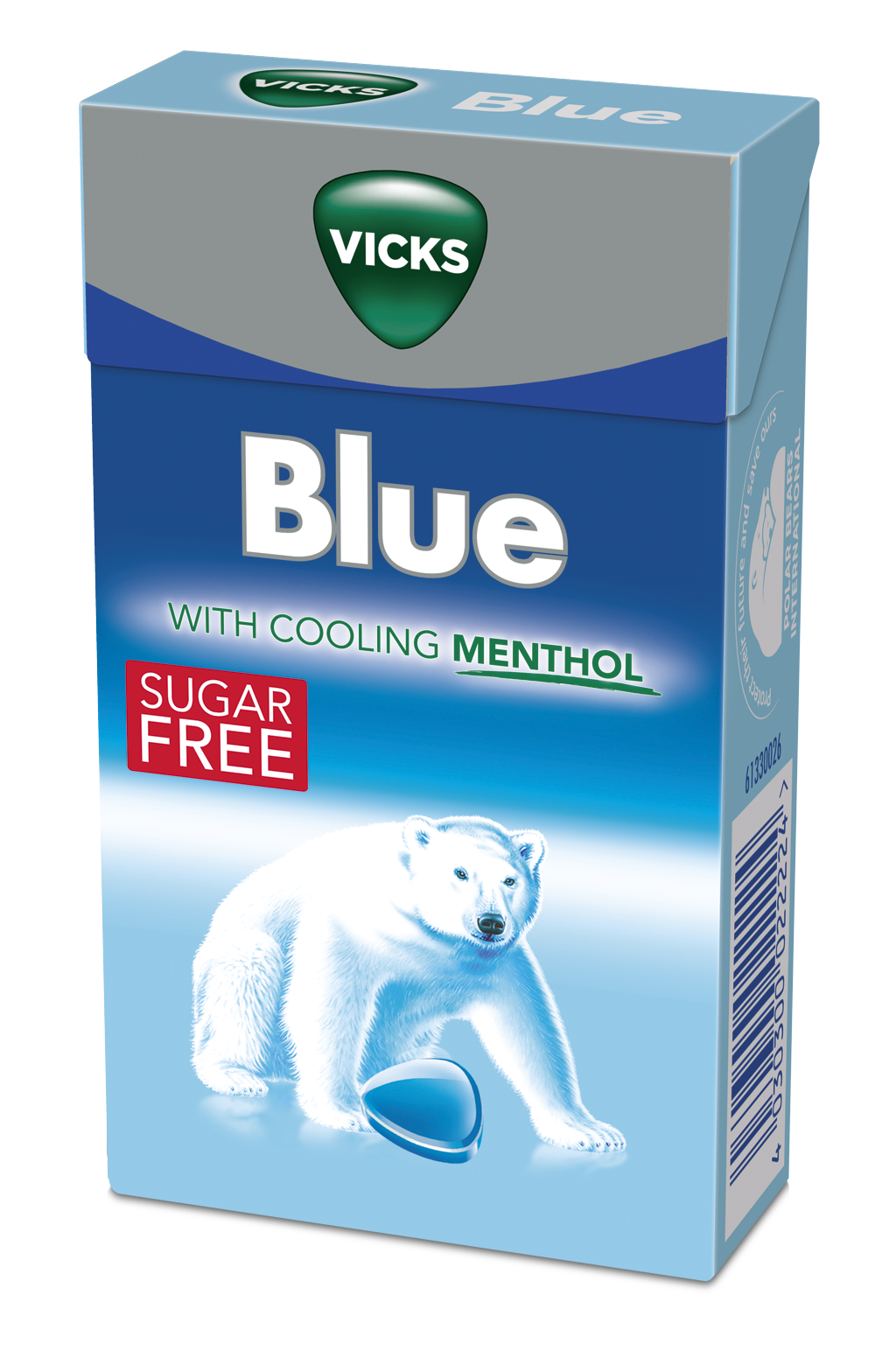 Vicks Blue sokeriton kurkkupastilli 40g