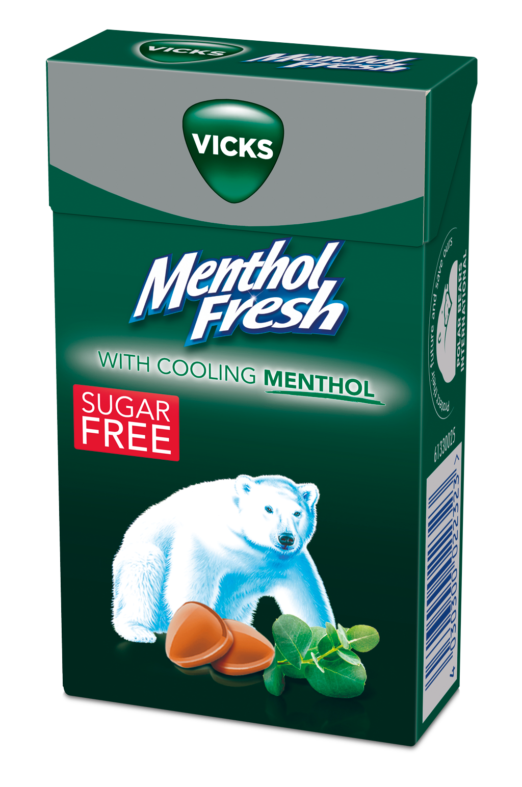Vicks Menthol Fresh sokeriton kurkkupastilli 40g