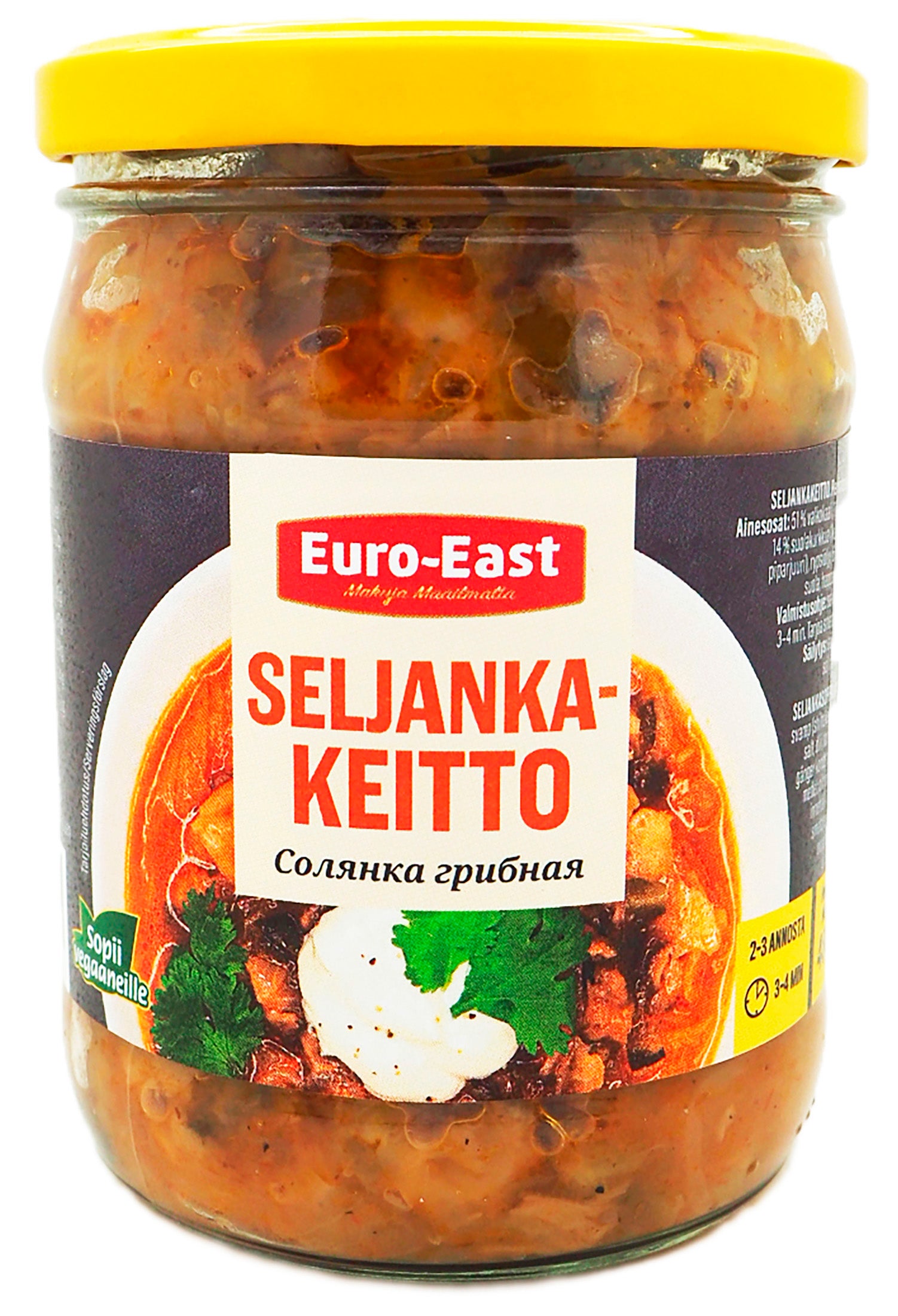 Euro-East  seljankakeitto sienillä 480g
