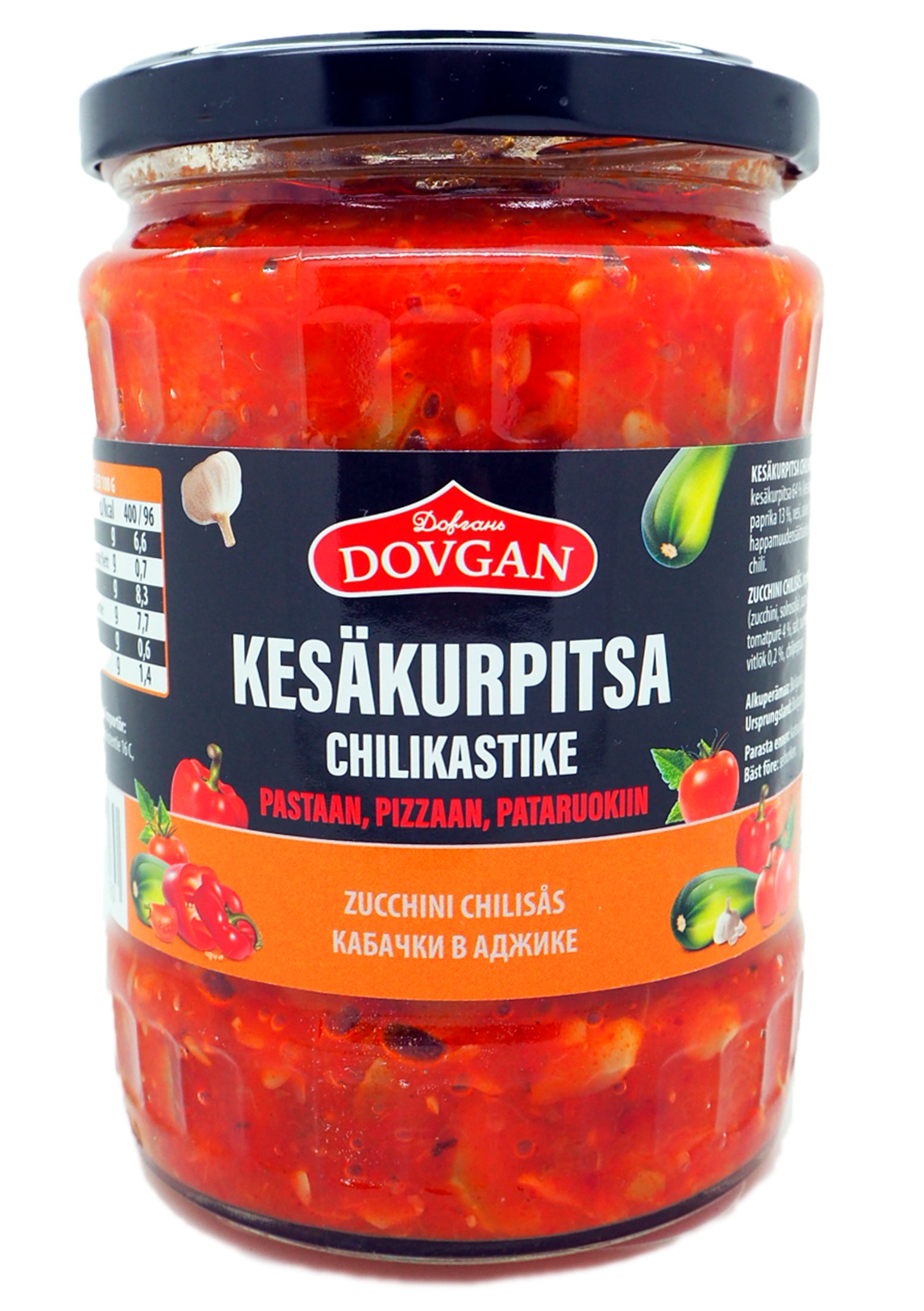 Dovgan Kesäkurpitsa chilikastikkeessa 530 g