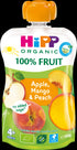 HiPP 100g Luomu Smoothie Persikkaa, Mangoa&Omenaa 4kk