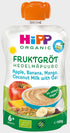 HiPP 100g Luomu Hedelmäpuuro Kookos, omena, banaani, mango 6kk