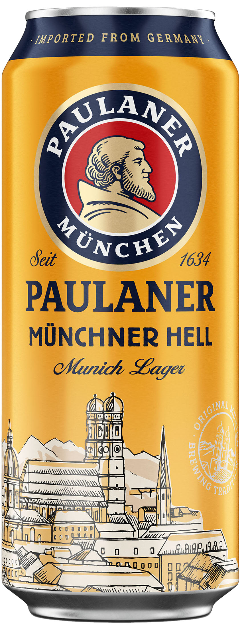 Paulaner Münchner Hell Munich Lager 4,9% 0,5l tölkki