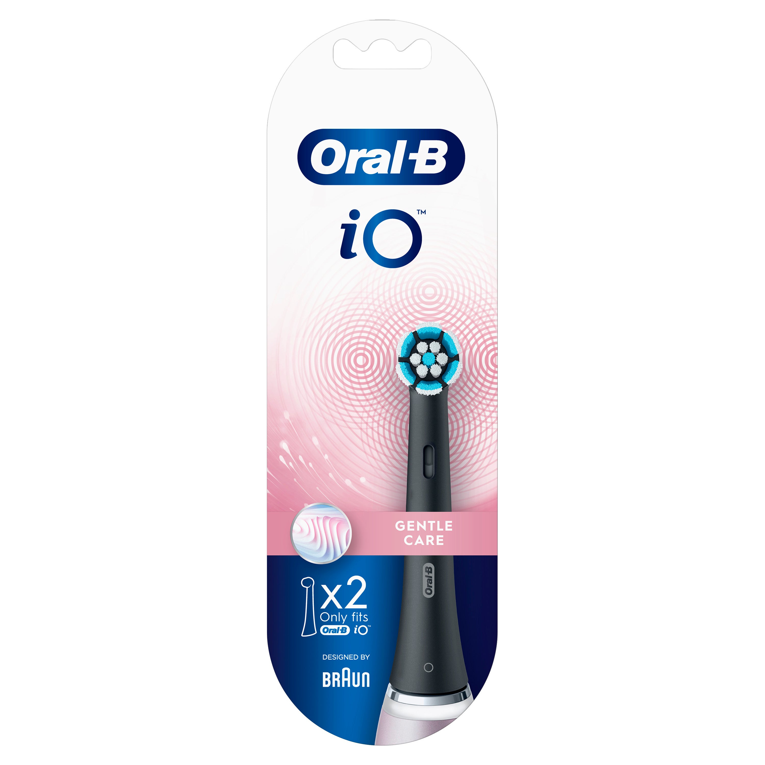 Oral-B iO vaihtoharja 2kpl Gentle Black
