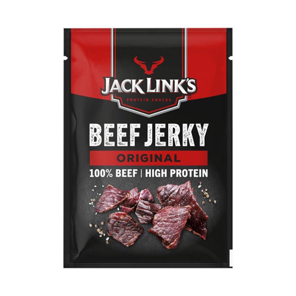 Jack Link's Beef Jerky Original, maustettuja ja kuivattuja naudanlihasuikaleita 25g