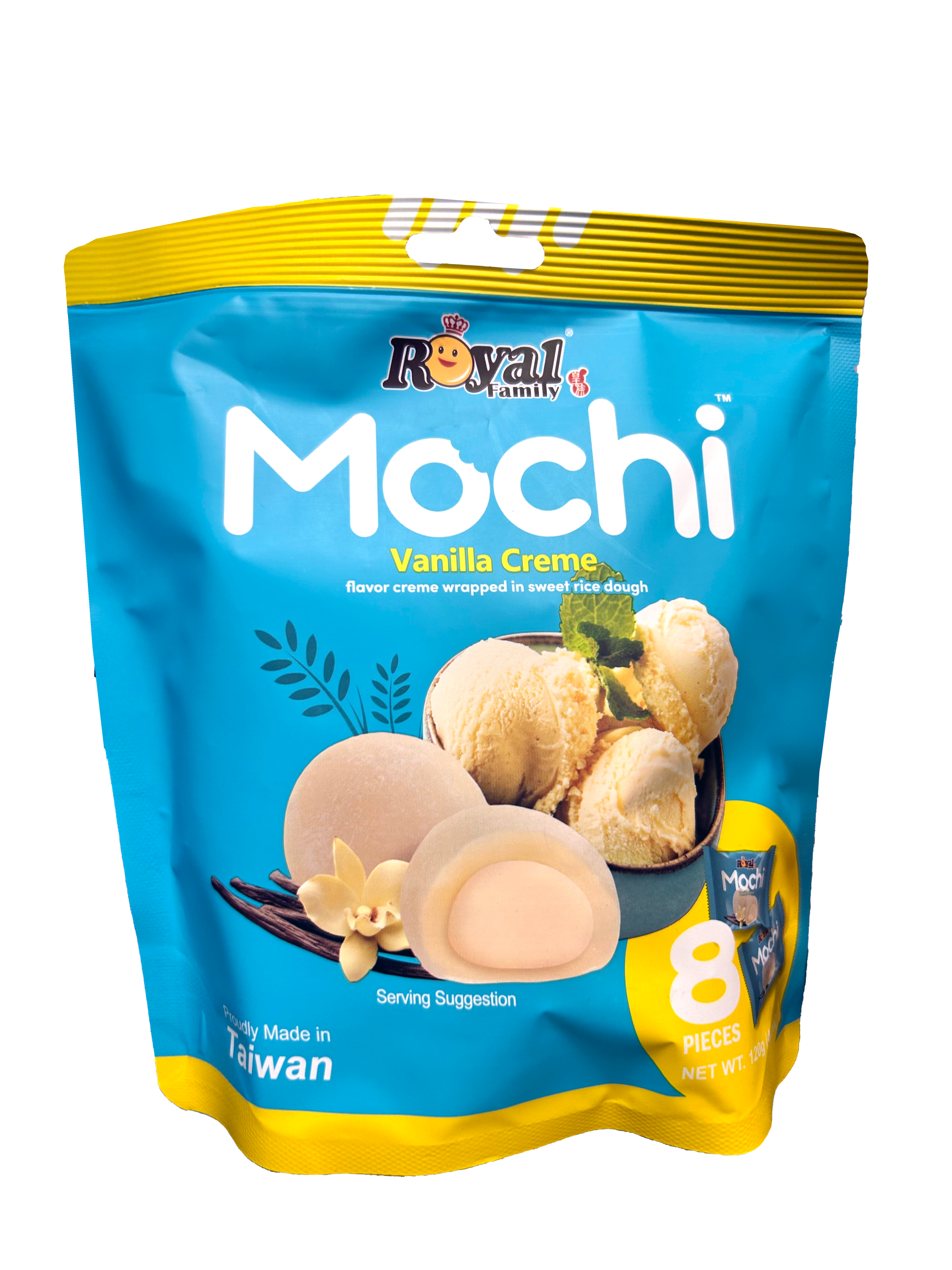 Royal Family Mochi Vanilla Creme 120g