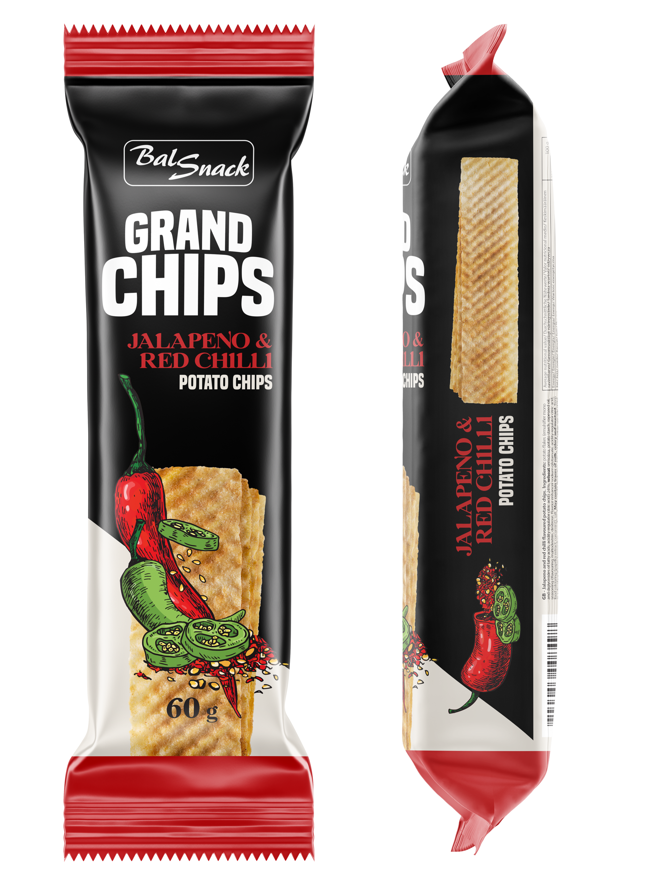 Grand Chips Jalapeno and red chili 60g