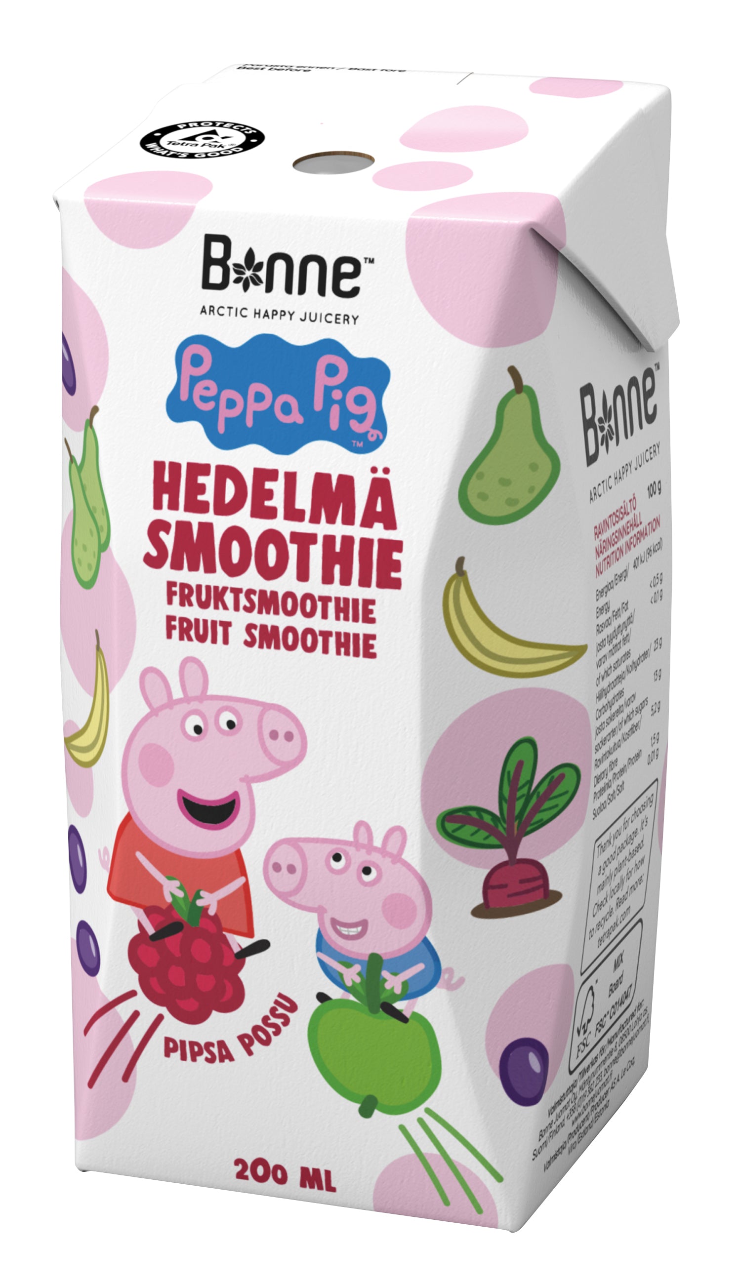 Pipsa Possu hedelmäsmoothie 200ml