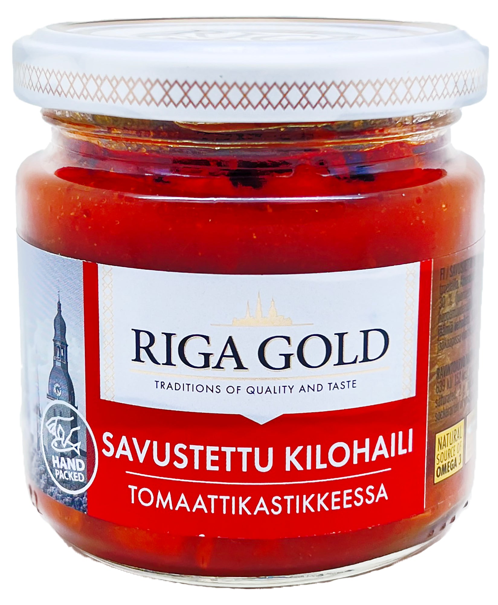 Riga Gold Savustettu kilohaili tomaattikastikkeessa 185g