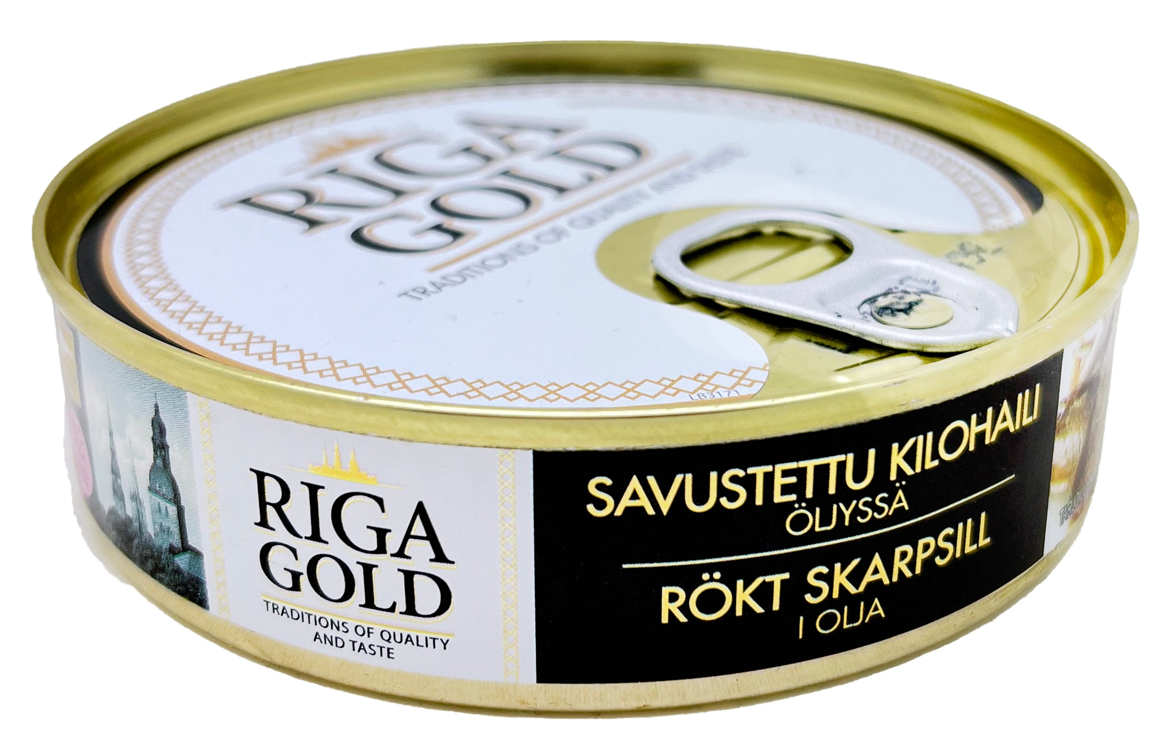 Riga Gold Savustettu kilohaili öljyssä 160g/112g