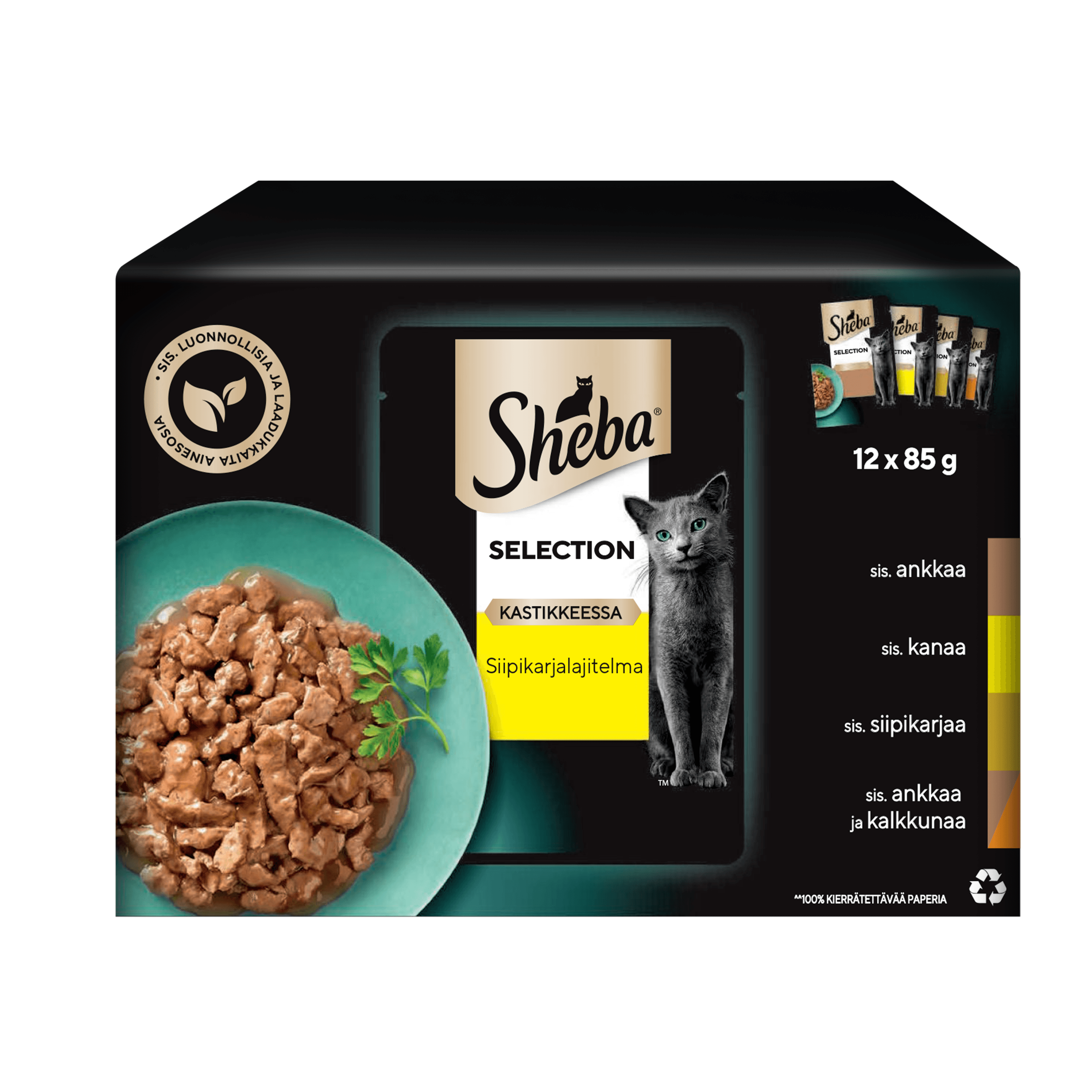 Sheba Select Slices Siipikarjalajitelma 12x85g