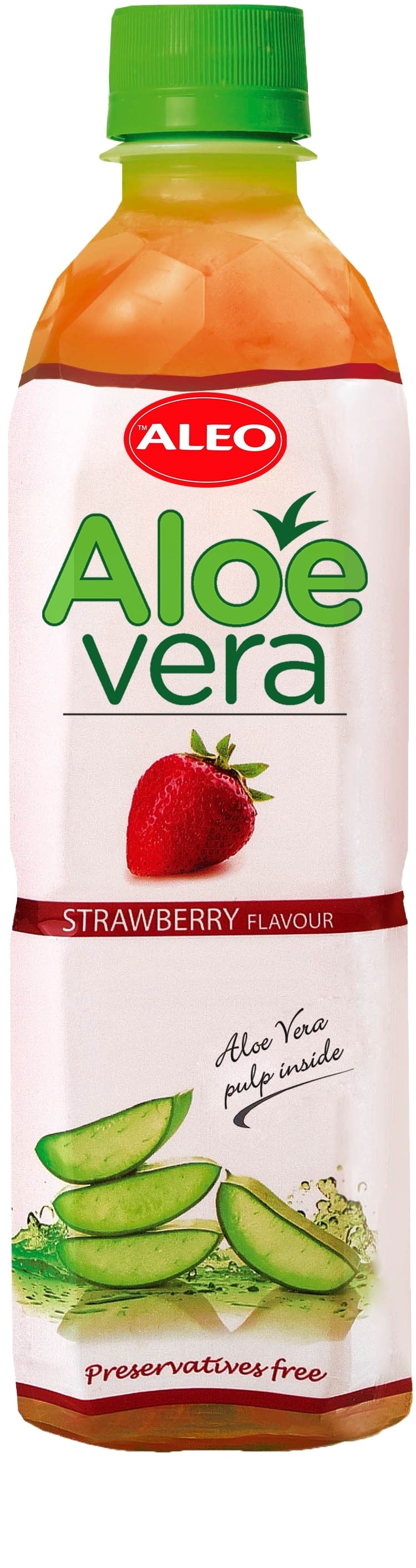 ALEO Aloe Vera Juoma Mansikan makuinen 500ml