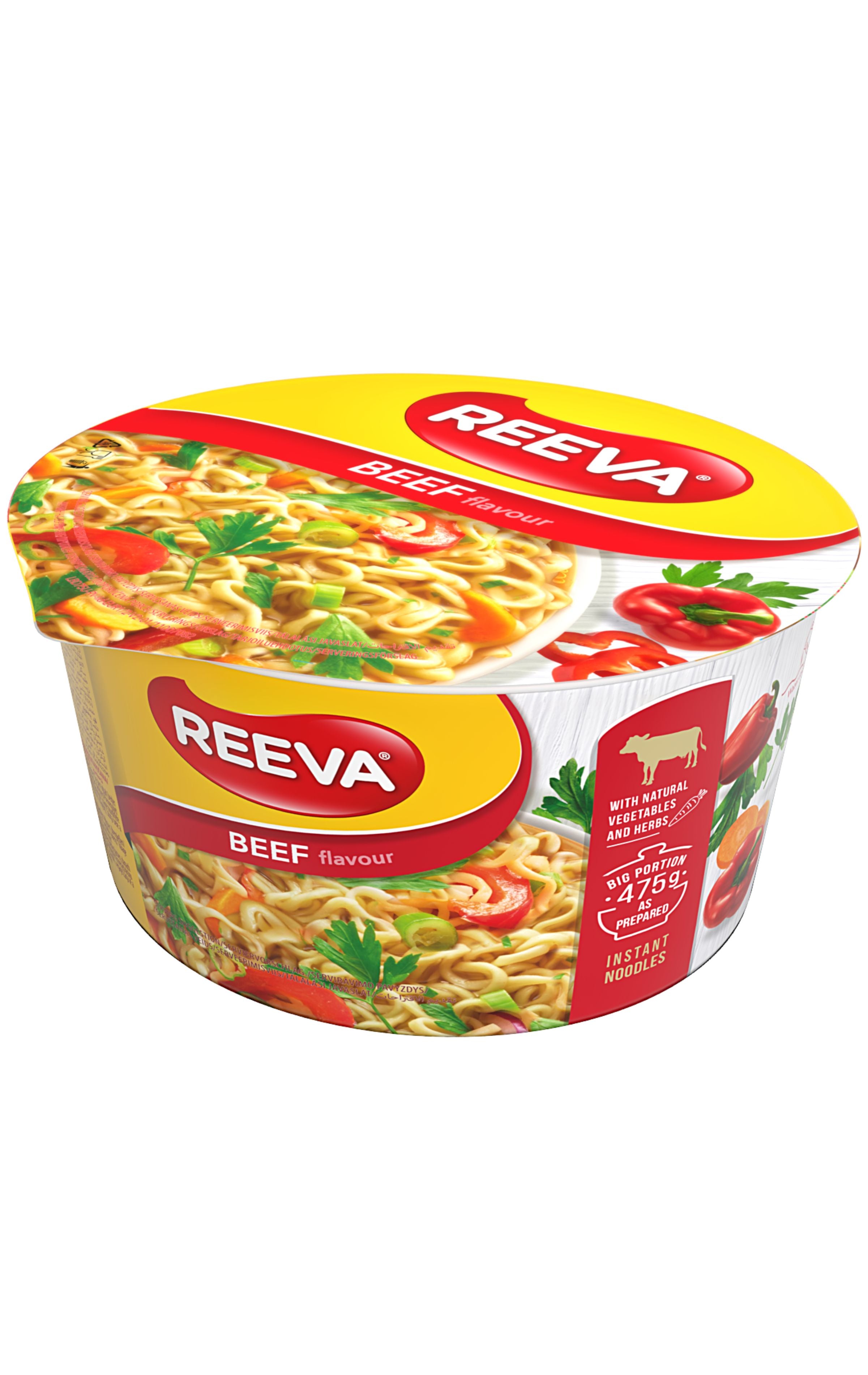 Reeva kuppinuudeli, naudanlihanmakuinen 75g
