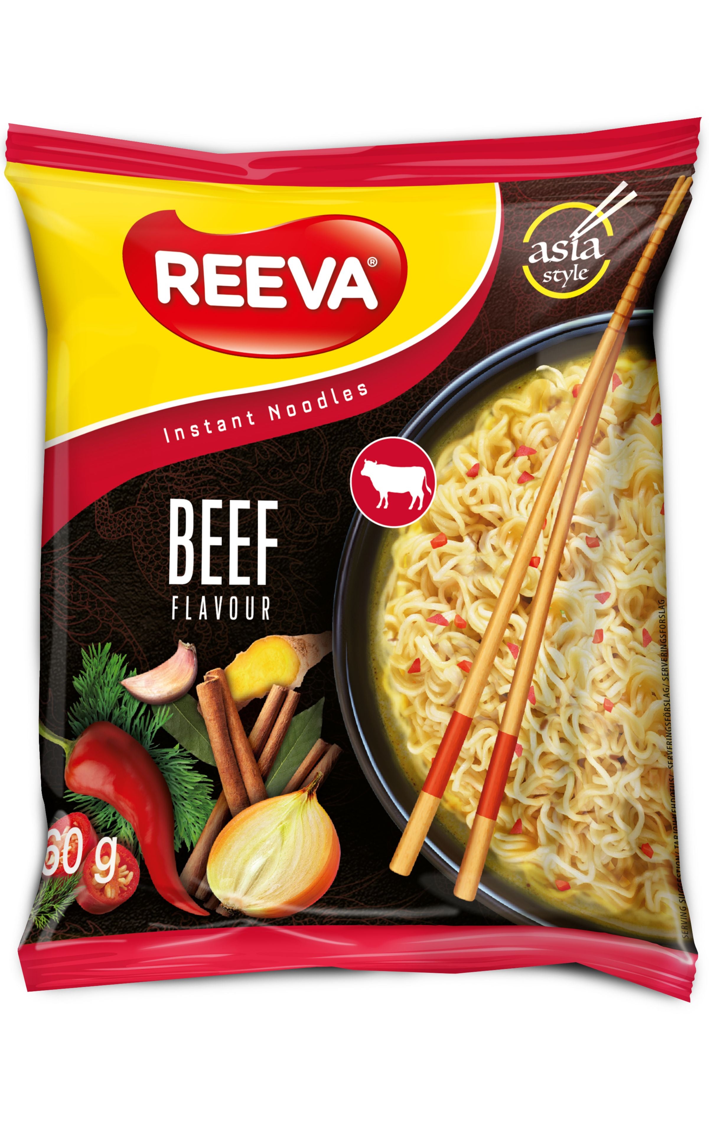 Reeva Asia Naudanlihanmakuinen nuudeli 60g