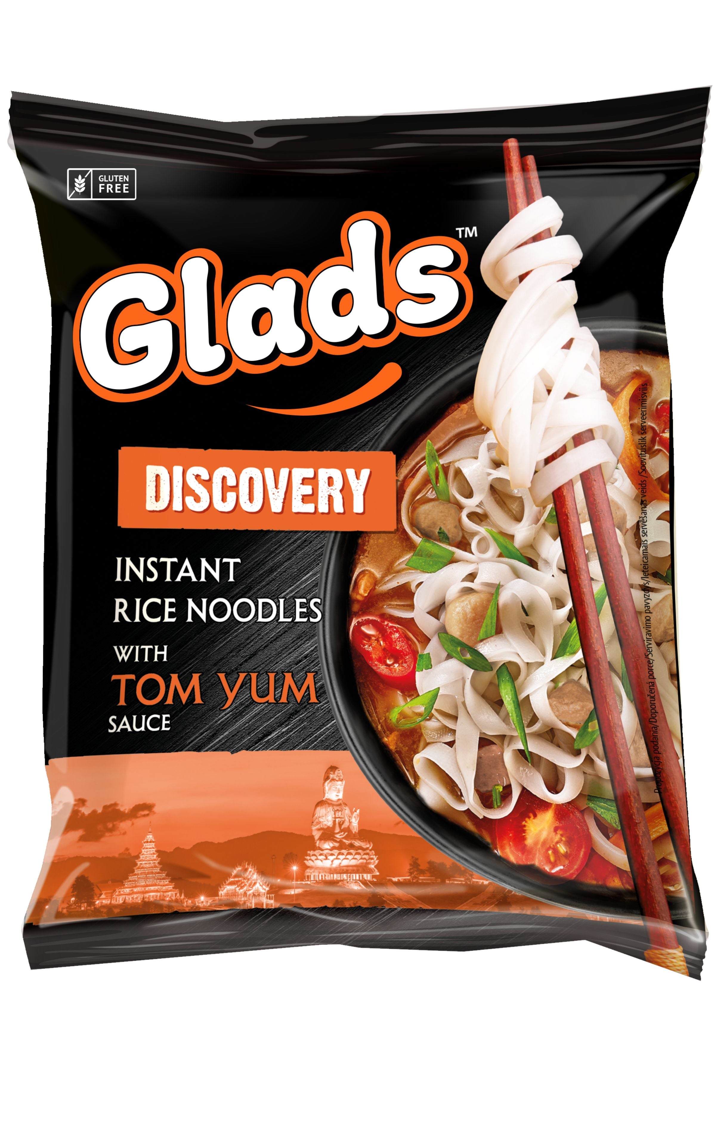 Glads Discovery Riisinuudeli Tom Yum kastikkeella 65 g