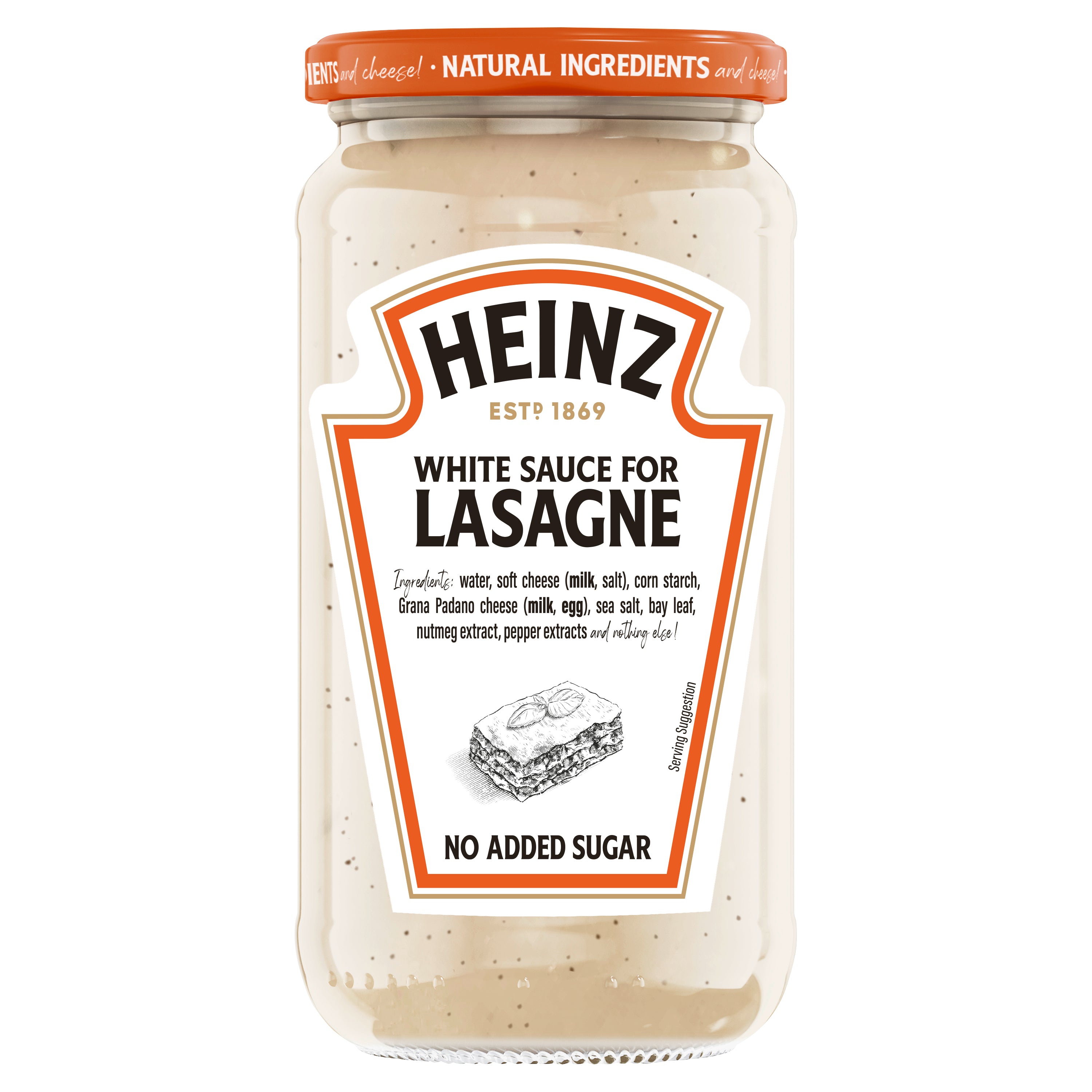 Lasagnes Heinz valkokastike 470g