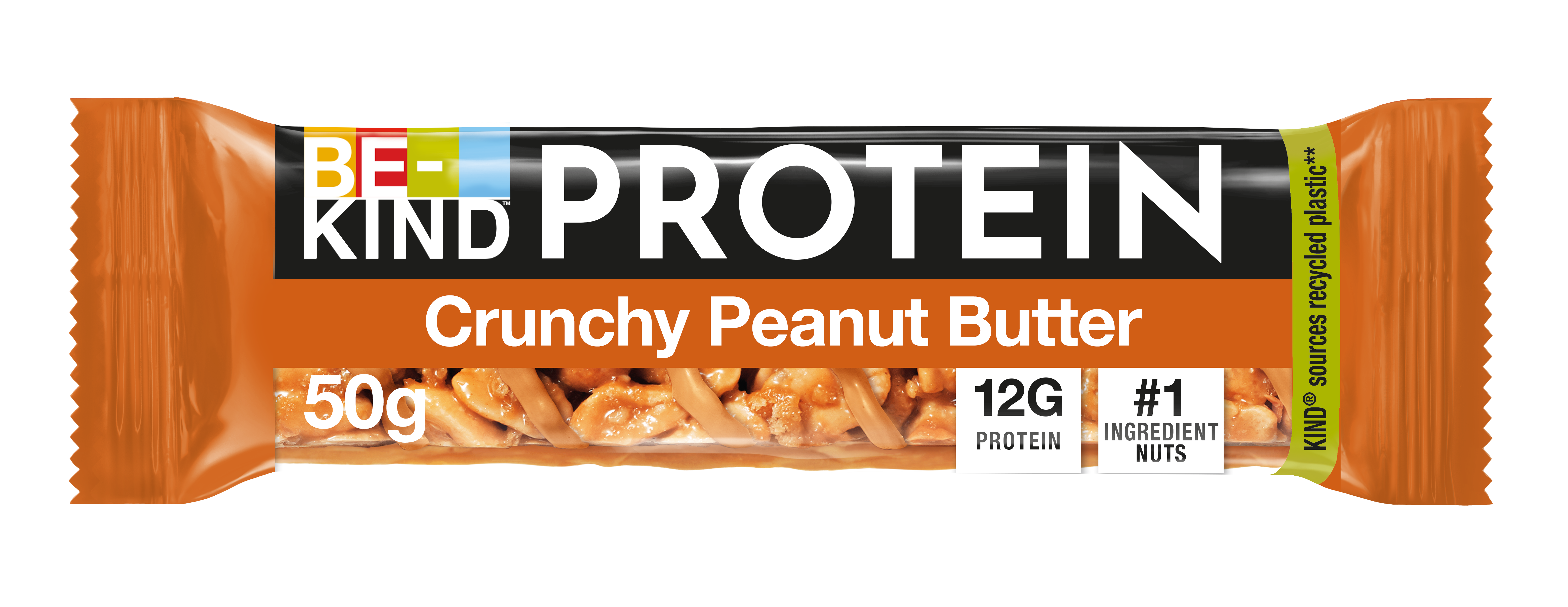 BE-KIND Protein Crunchy Peanut Butter pähkinäpatukka (50 g)