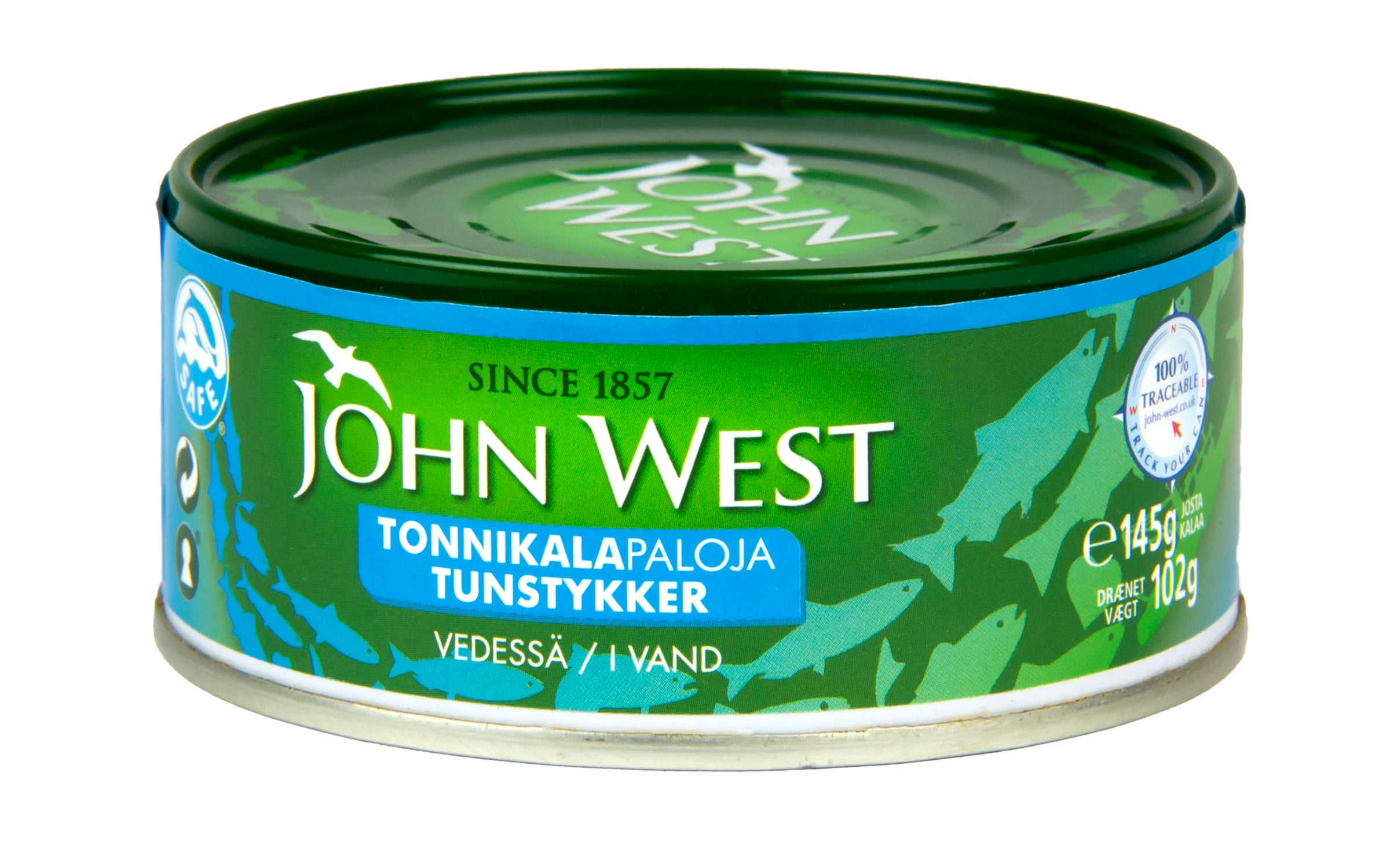 John West Tonnikalapaloja vedessä 145/102g