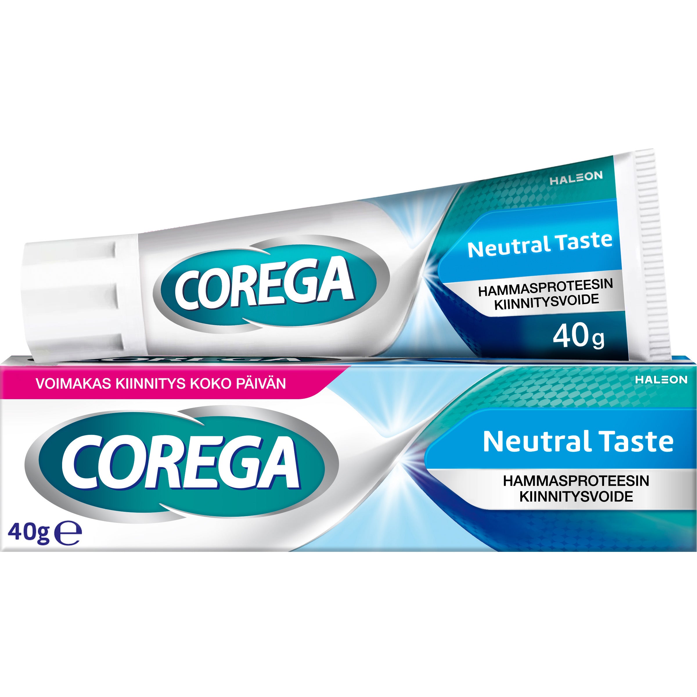 Corega Neutral Taste hammasproteesin kiinnitysvoide, mauton 40 g