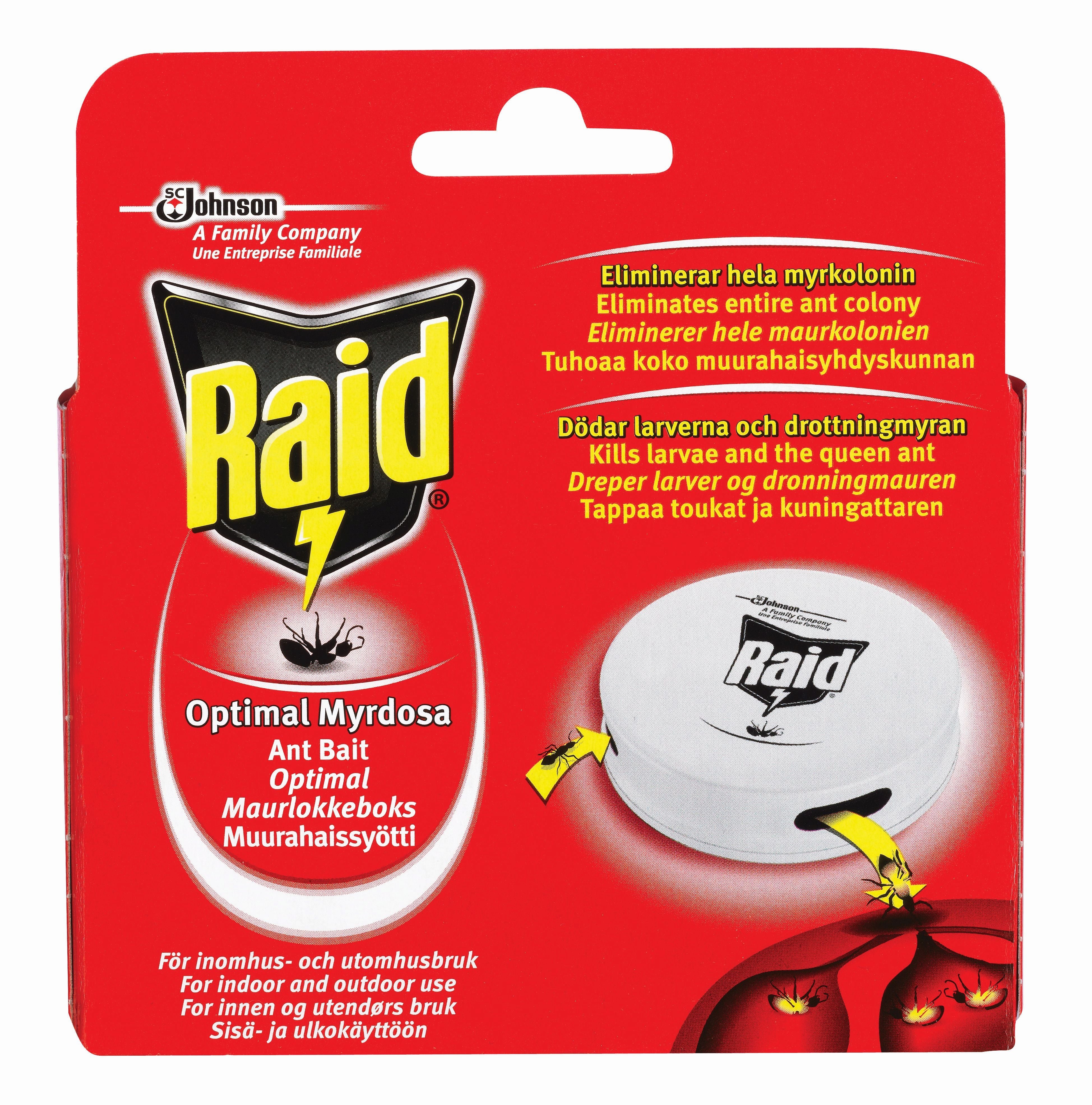 Raid muurahaistorjunta 1kpl syötti