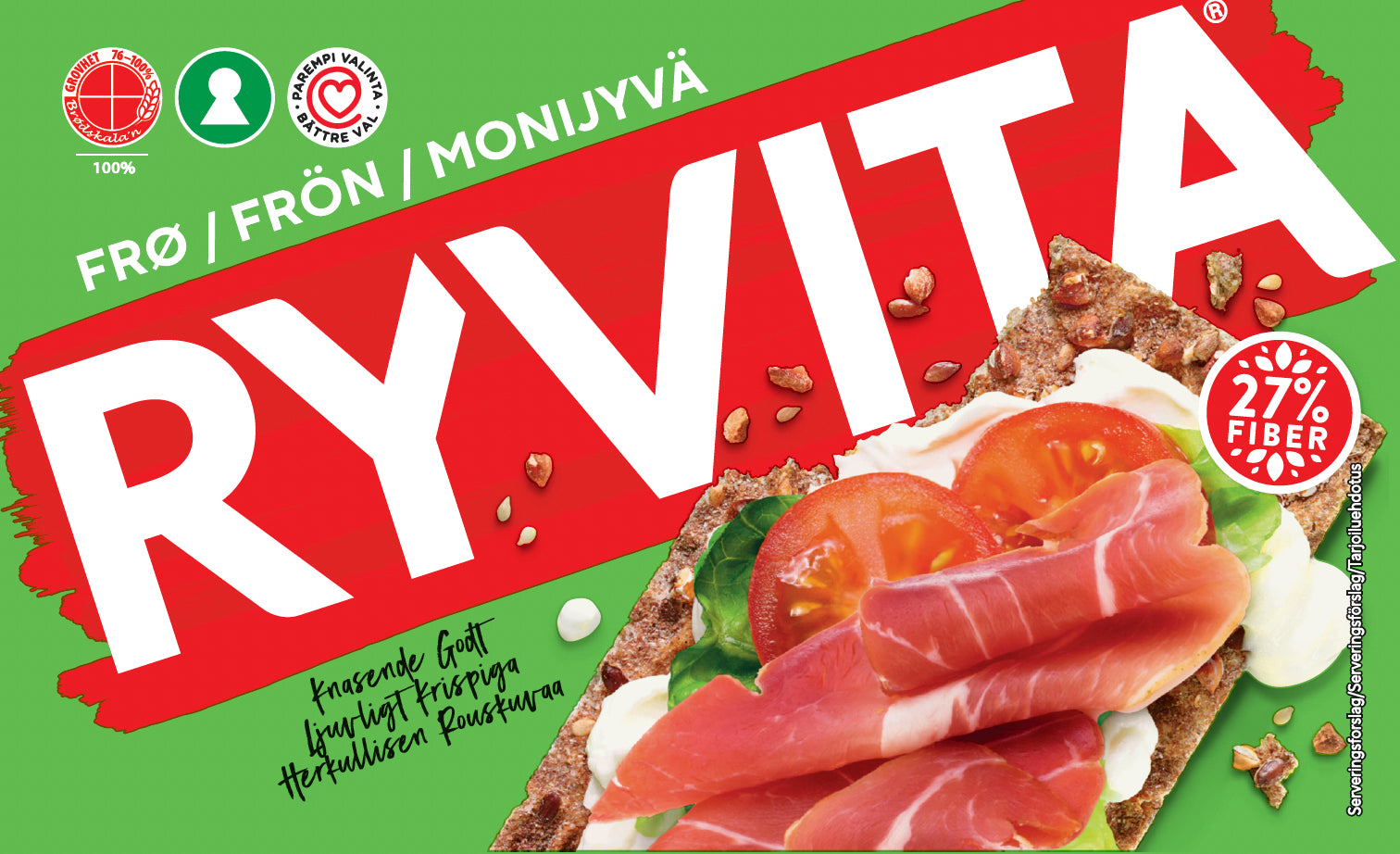 Ryvita Multigrain täysjyväruisnäkkileipä 250g