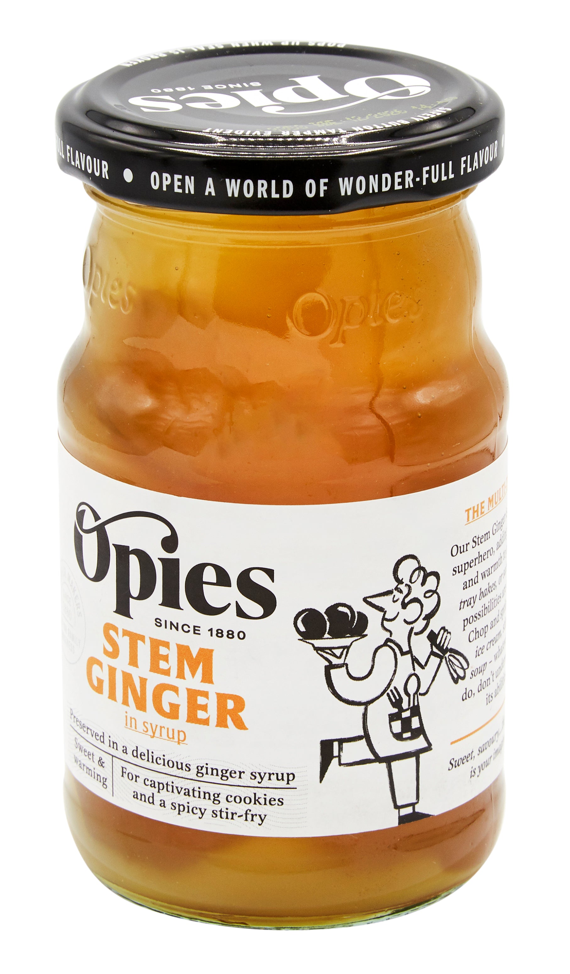 Opies Hillottu inkivääri kokonainen 280/150g