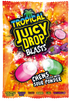 Bazooka Juicy Drop Blasts Tropical hedelmätoffee jauhetäytteellä 120g