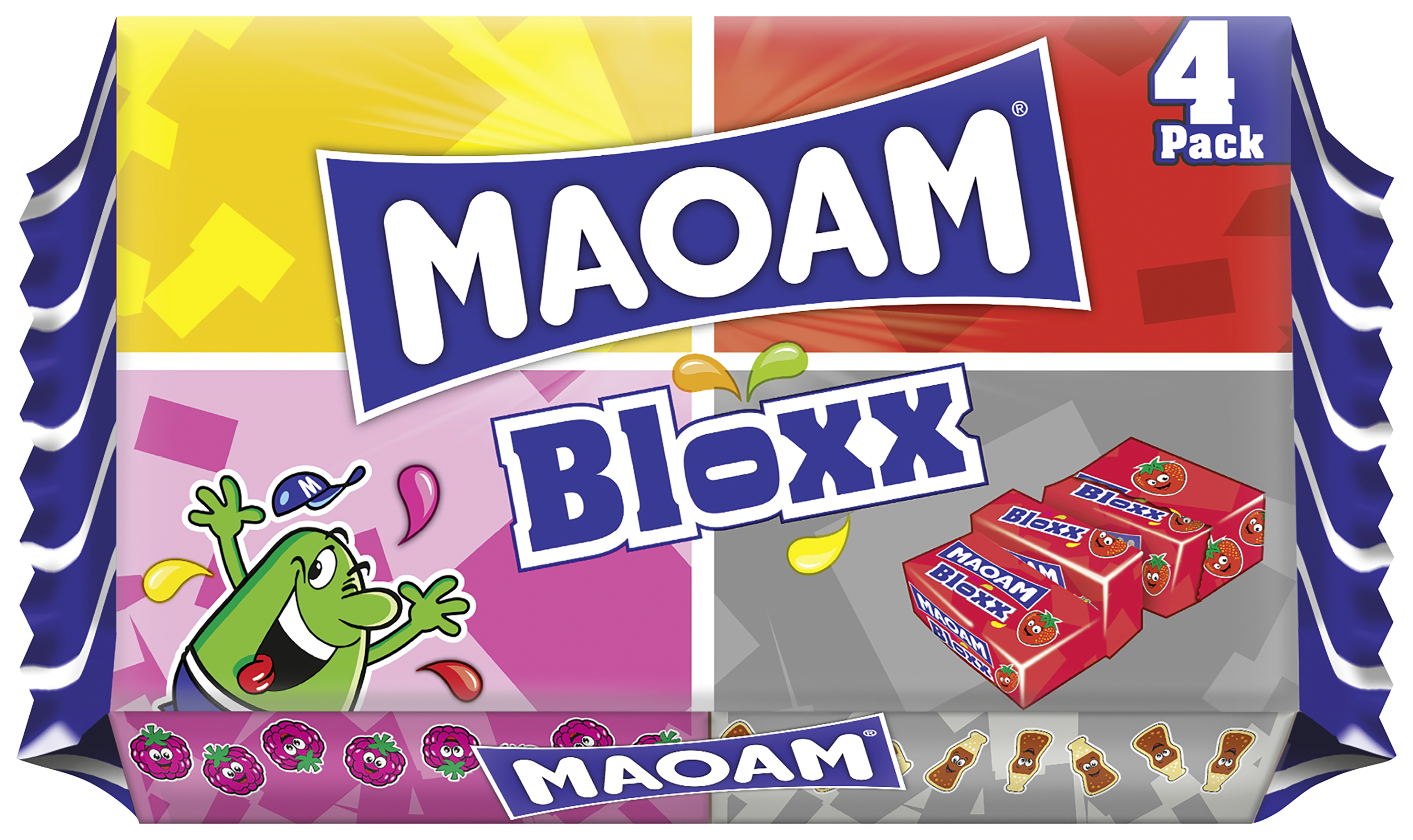 MAOAM Bloxx 4 pack 88g hedelmätoffee