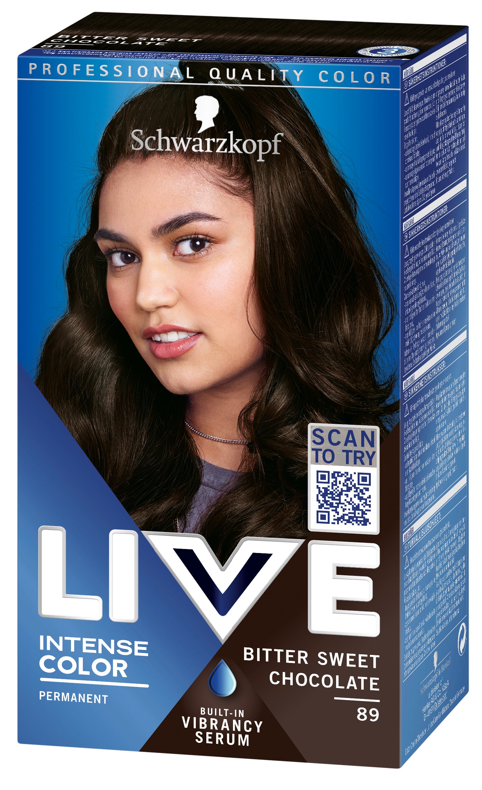 Schwarzkopf LIVE 89 Bitter Sweet Chocolate hiusväri