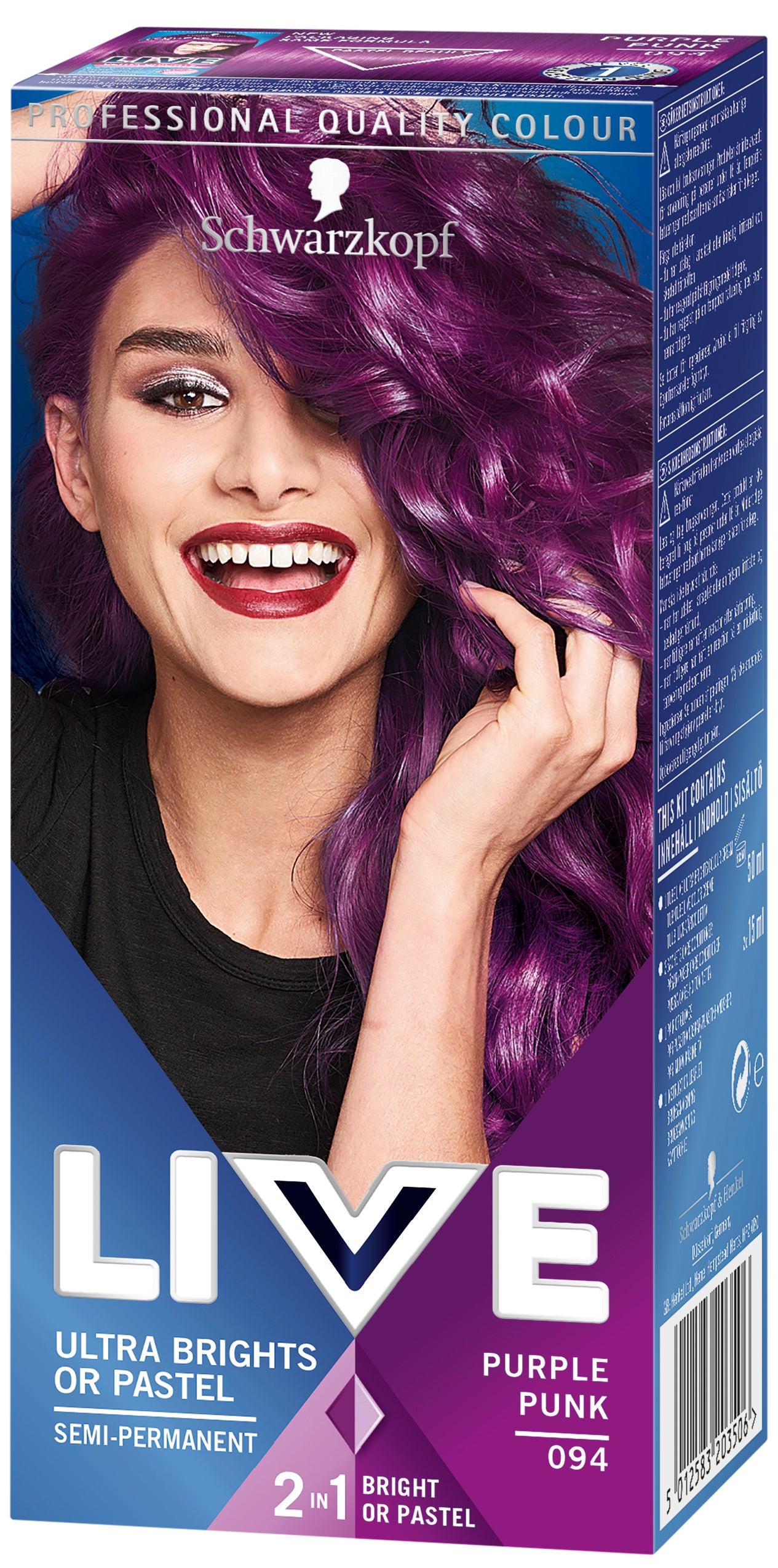 Schwarzkopf LIVE Ultra Brights 94 Purple Punk produit
