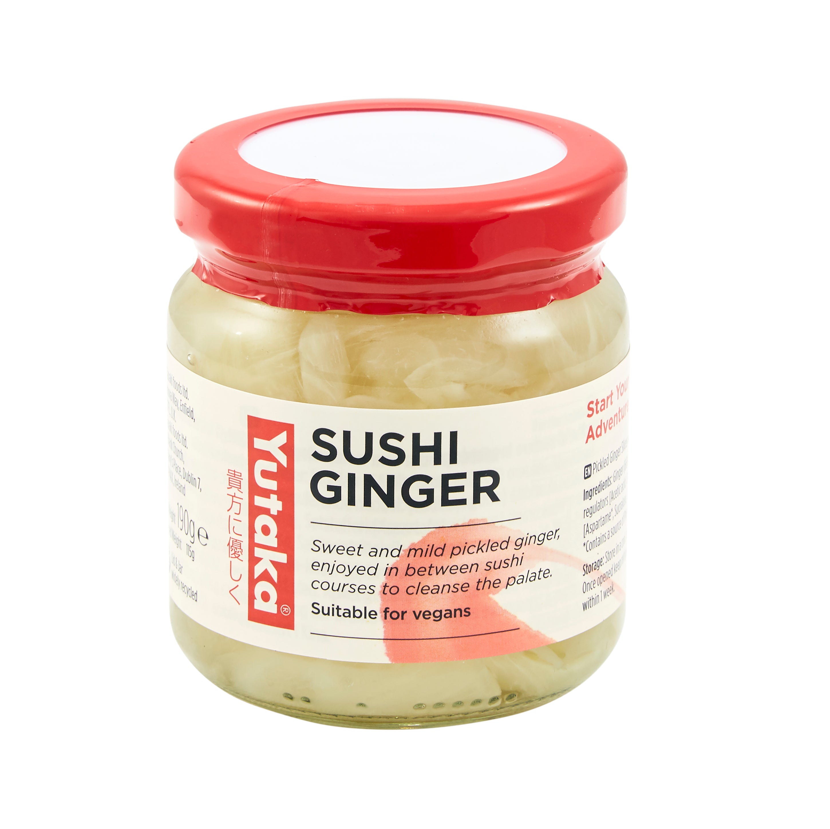 Yutaka Sushi inkivääri 190/115g