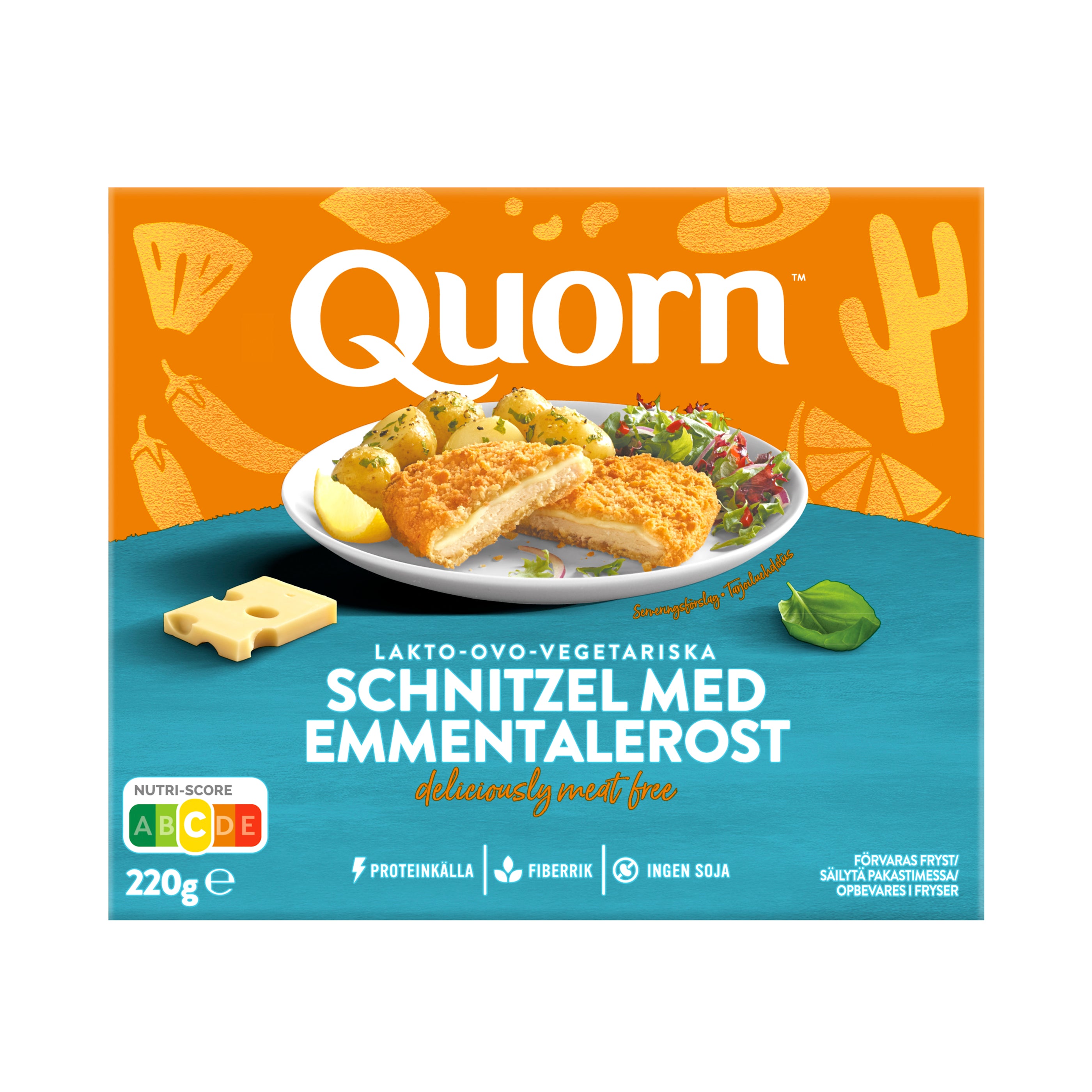 Quorn Emmentaljuustoleike 220g, pakaste